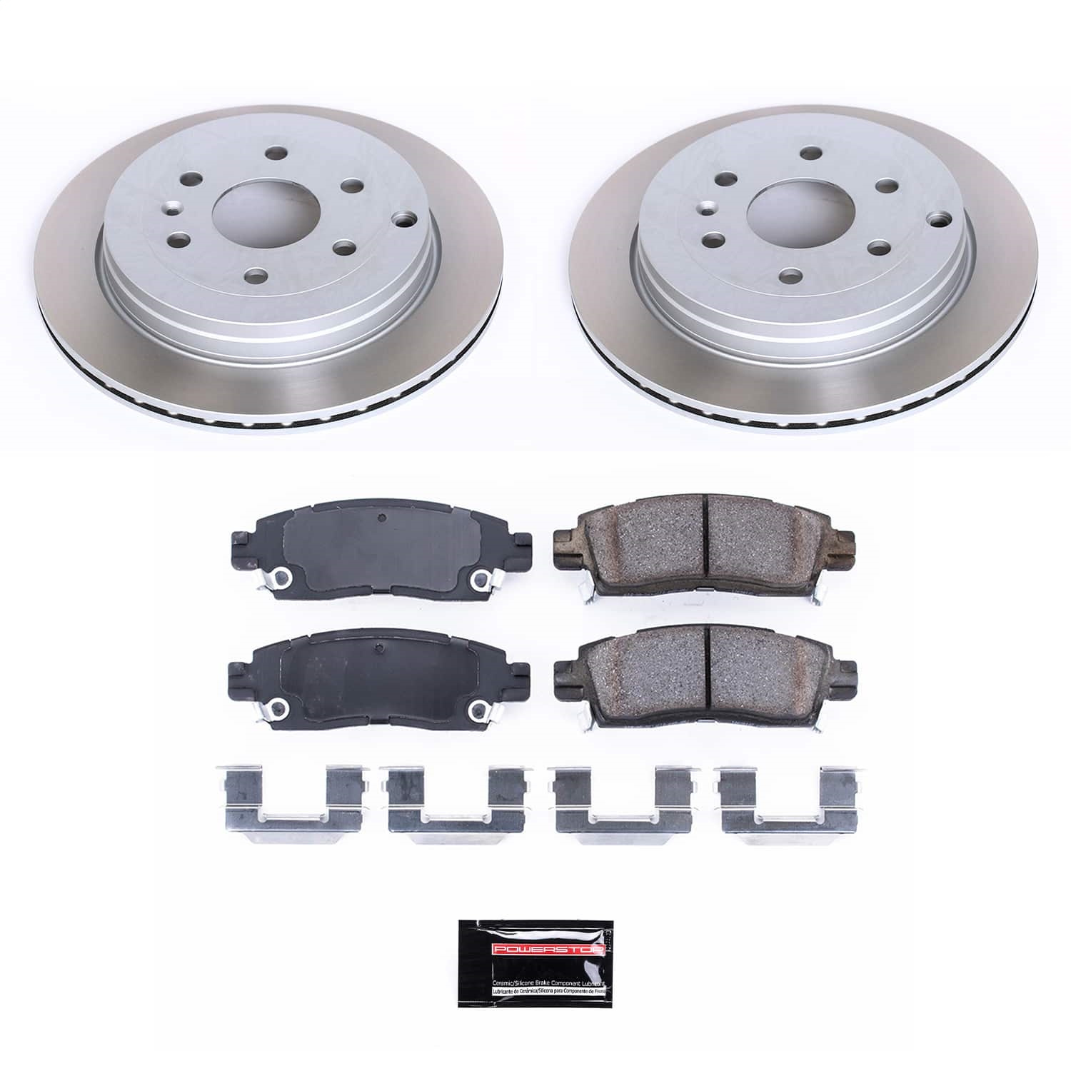 Power Stop - SC5262 - Rear - Disc Brake Pad and Rotor Kit