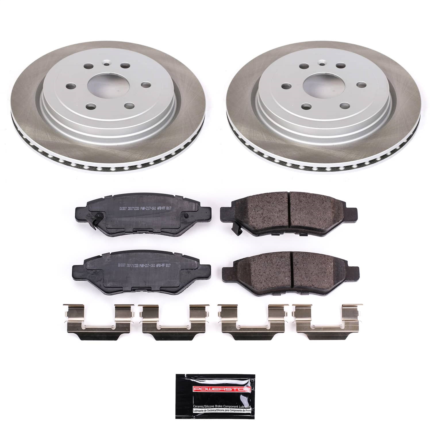 Power Stop - SC5543 - Rear - Disc Brake Pad and Rotor Kit