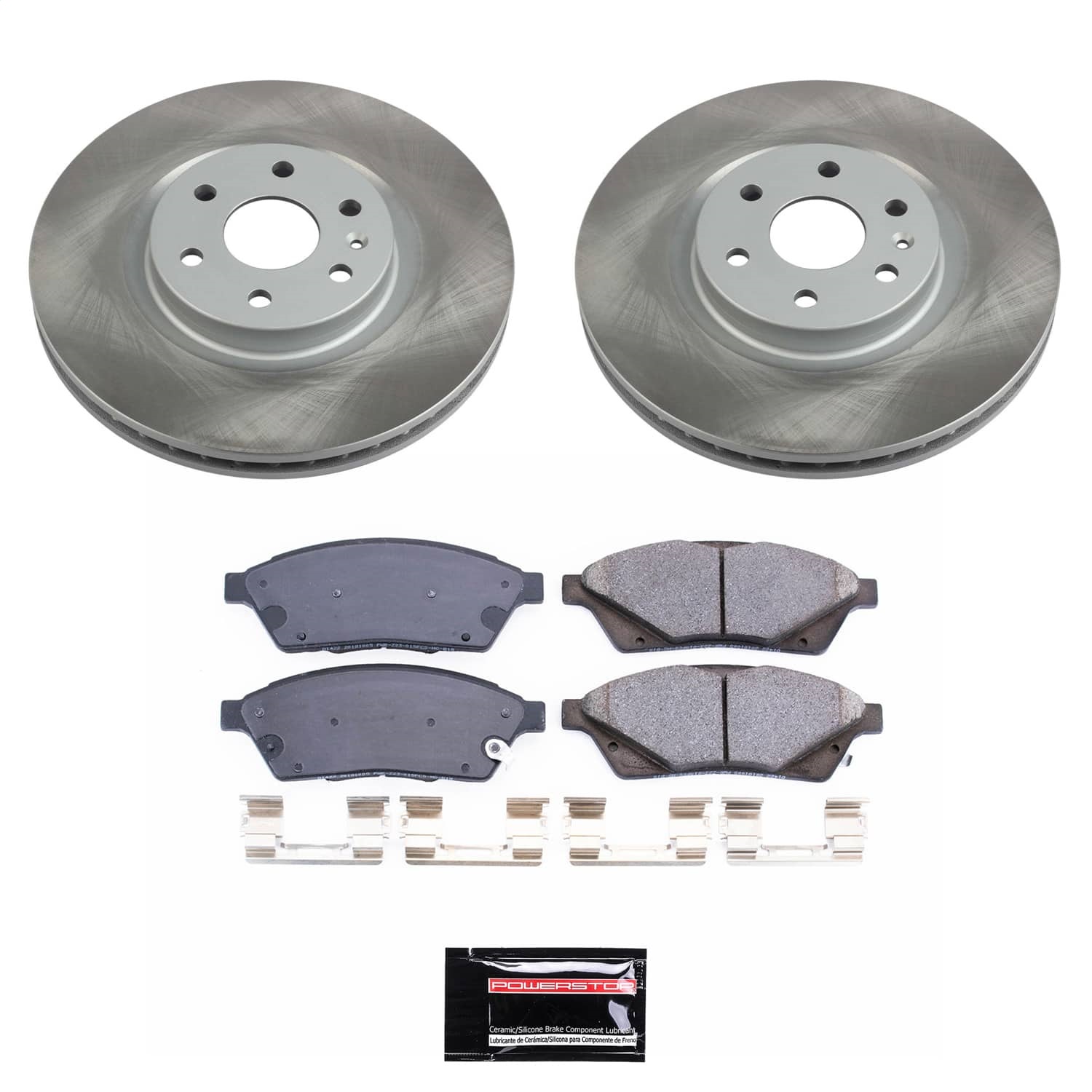 Power Stop - SC5545 - Front - Disc Brake Pad and Rotor Kit