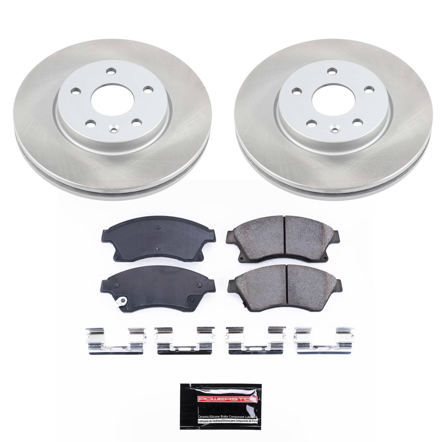 Power Stop - SC5550 - Front - Disc Brake Pad and Rotor Kit