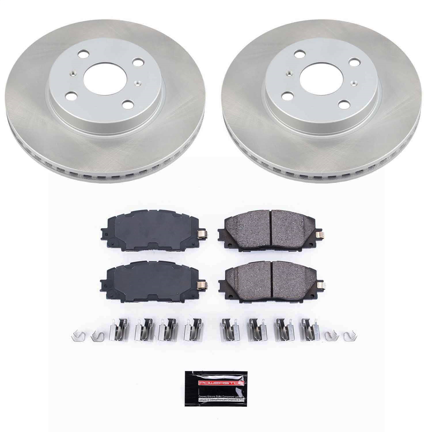 Power Stop - SC5863 - Front - Disc Brake Pad and Rotor Kit