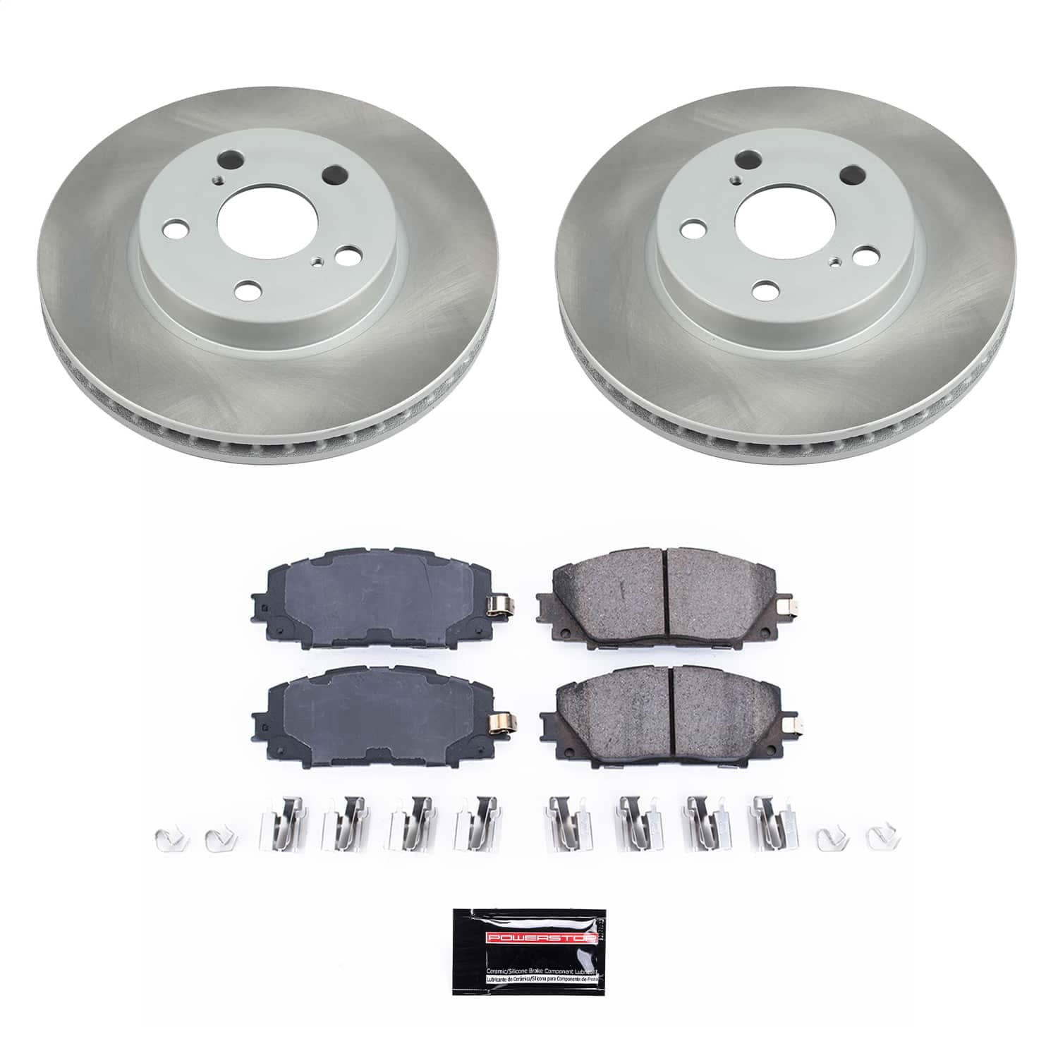 Power Stop - SC5870 - Front - Disc Brake Pad and Rotor Kit