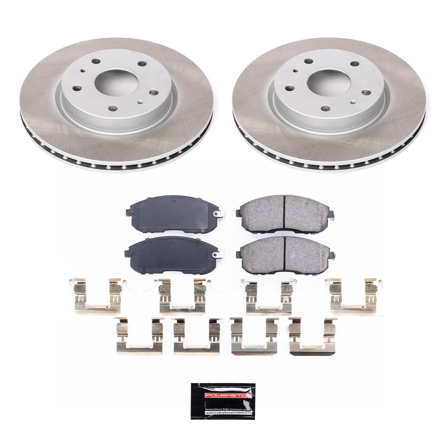 Power Stop - SC5887 - Front - Disc Brake Pad and Rotor Kit