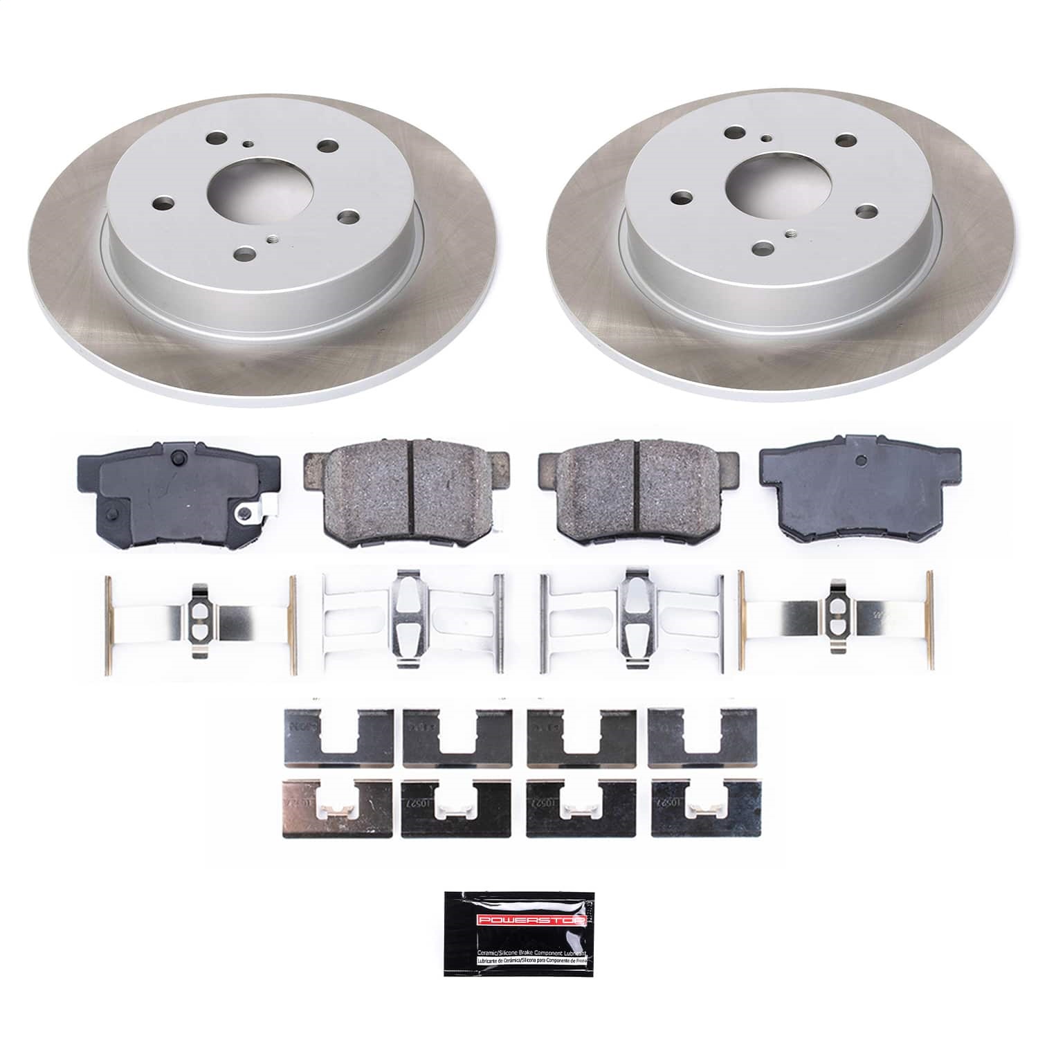 Power Stop - SC5889 - Rear - Disc Brake Pad and Rotor Kit