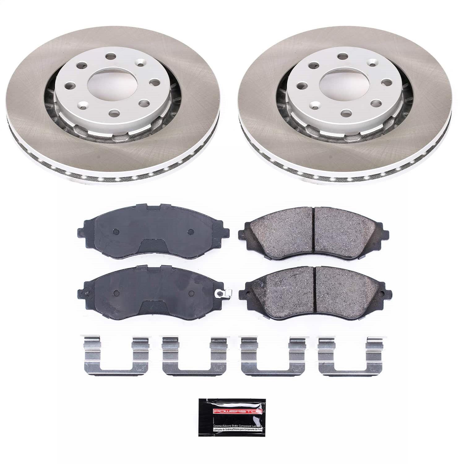 Power Stop - SC5893 - Front - Disc Brake Pad and Rotor Kit