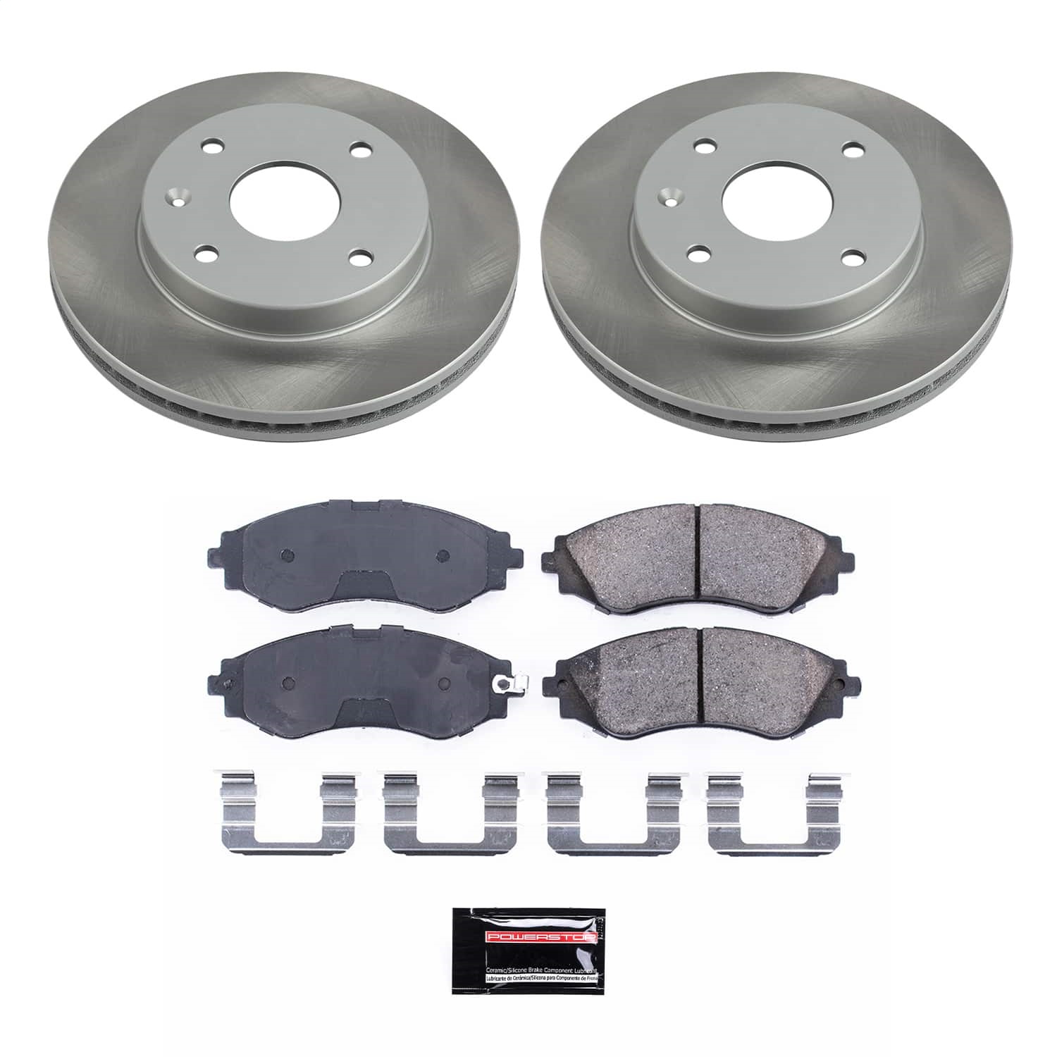Power Stop - SC5894 - Front - Disc Brake Pad and Rotor Kit