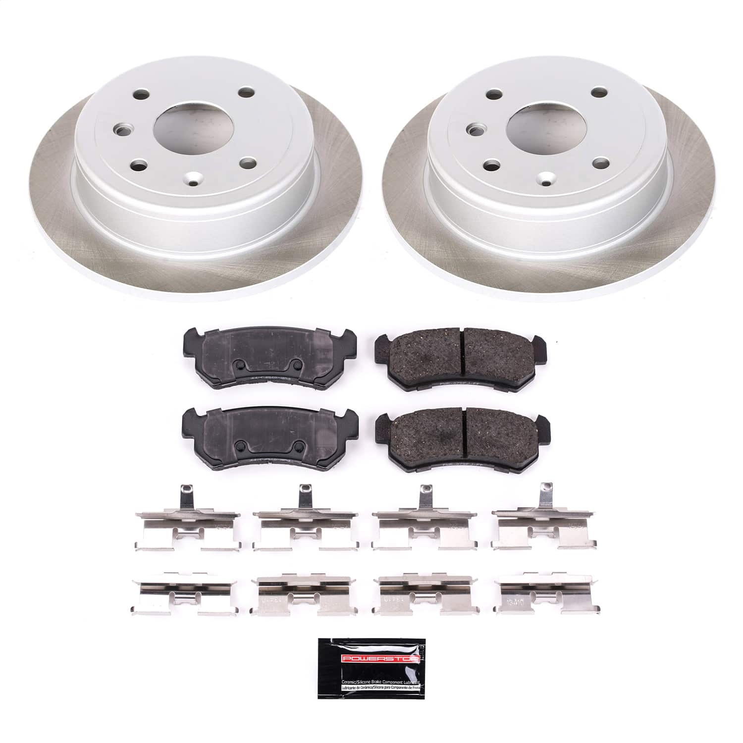 Power Stop - SC5897 - Rear - Disc Brake Pad and Rotor Kit