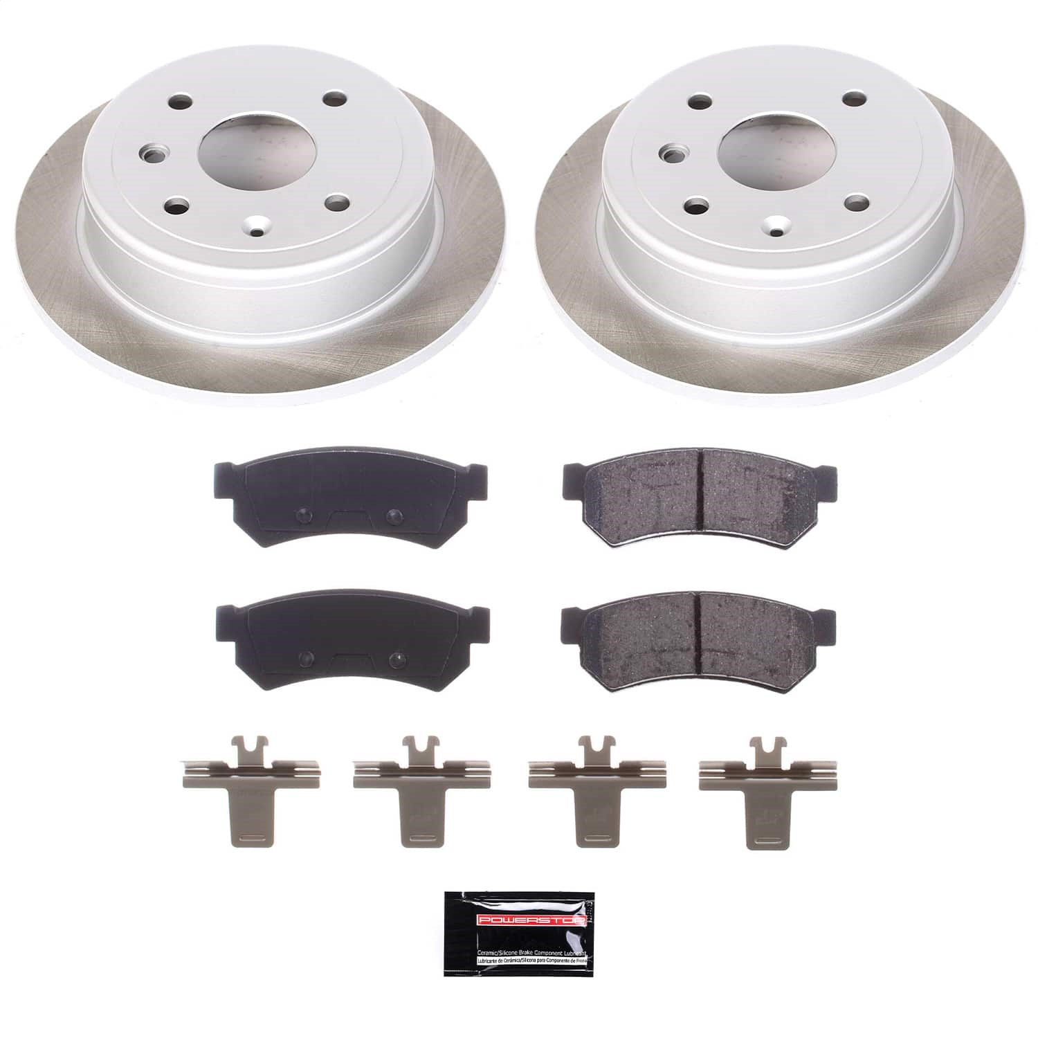 Power Stop - SC5898 - Rear - Disc Brake Pad and Rotor Kit