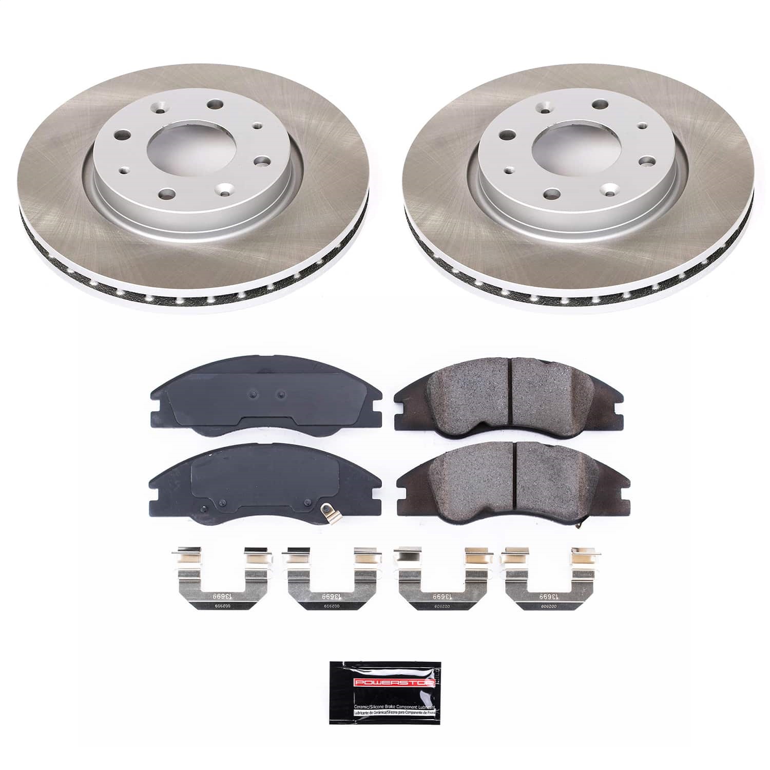 Power Stop - SC5903 - Front - Disc Brake Pad and Rotor Kit