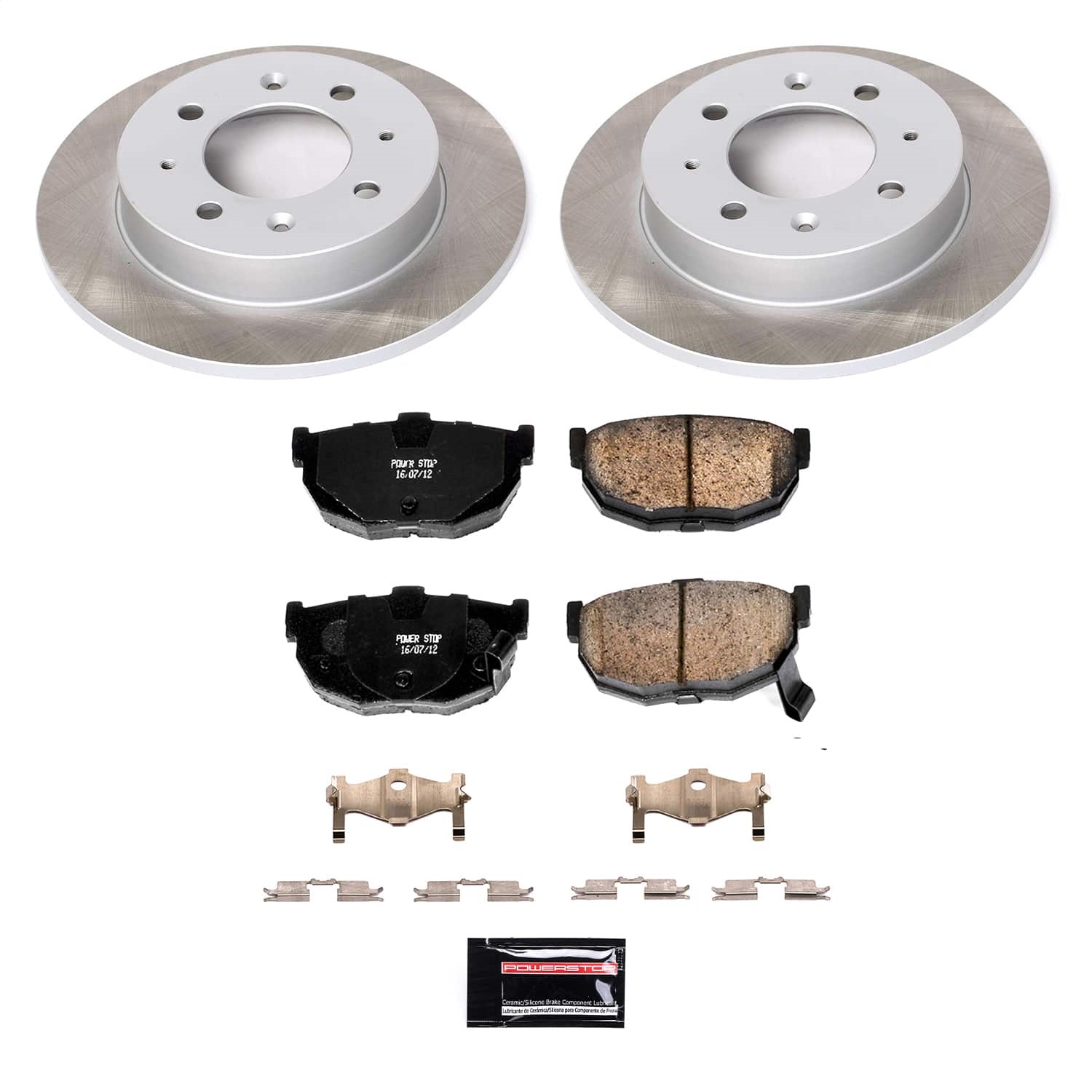 Power Stop - SC5905 - Rear - Disc Brake Pad and Rotor Kit