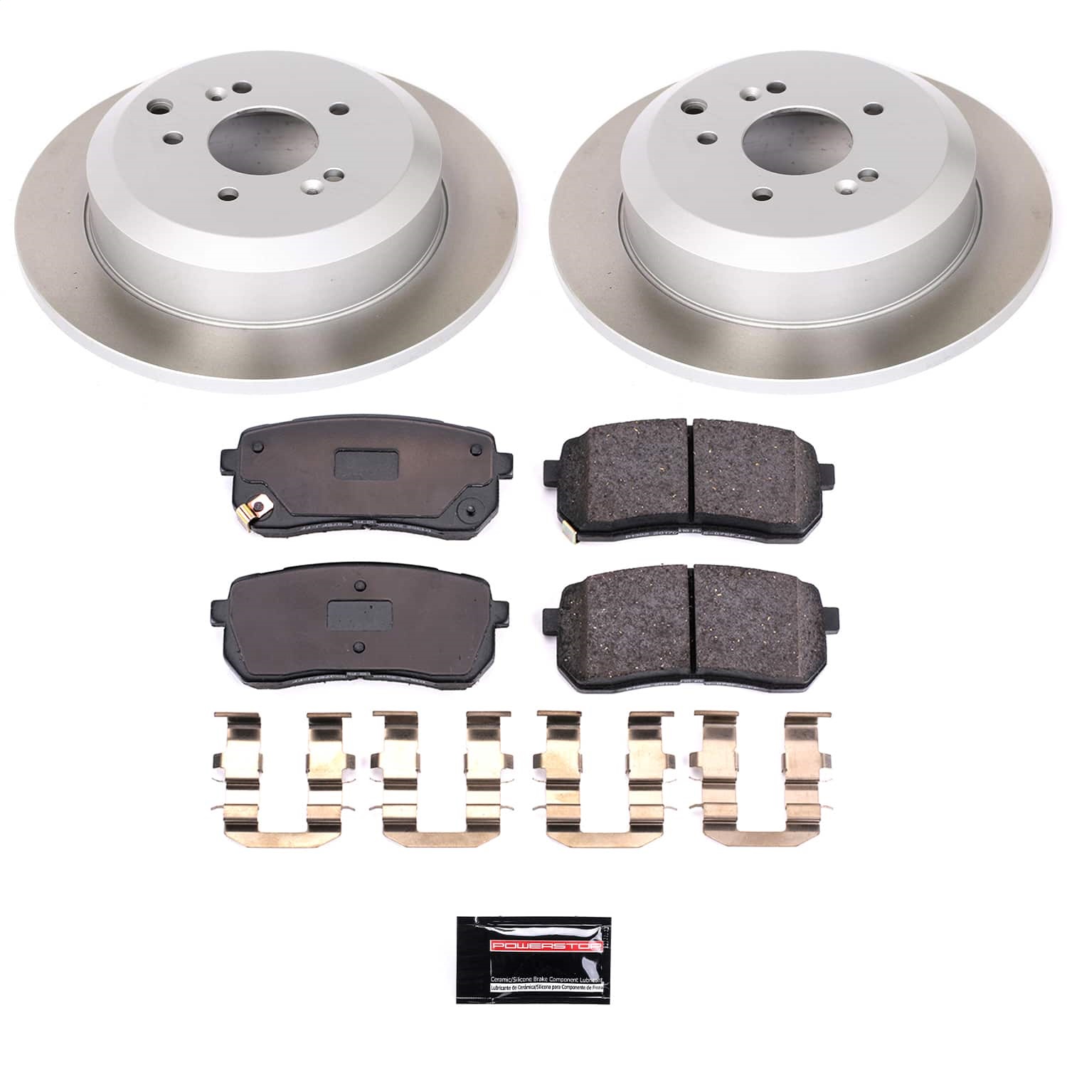 Power Stop - SC5920 - Rear - Disc Brake Pad and Rotor Kit