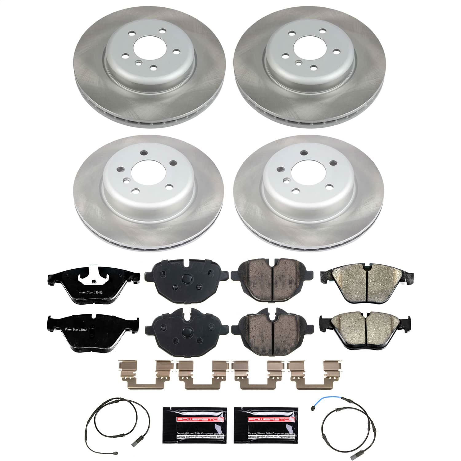Power Stop - SC6023 - Front and Rear - Disc Brake Pad and Rotor Kit