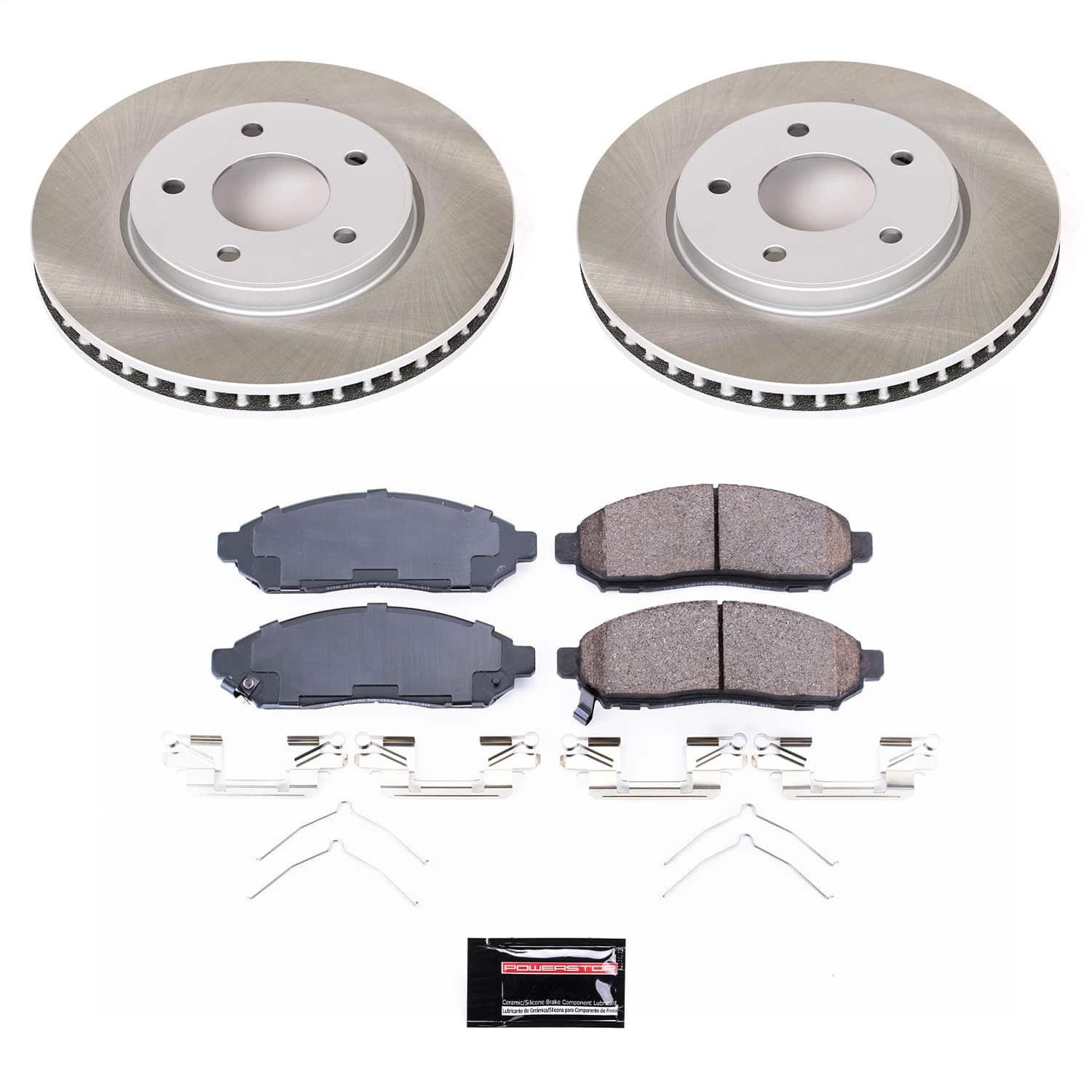 Power Stop - SC6492 - Front - Disc Brake Pad and Rotor Kit