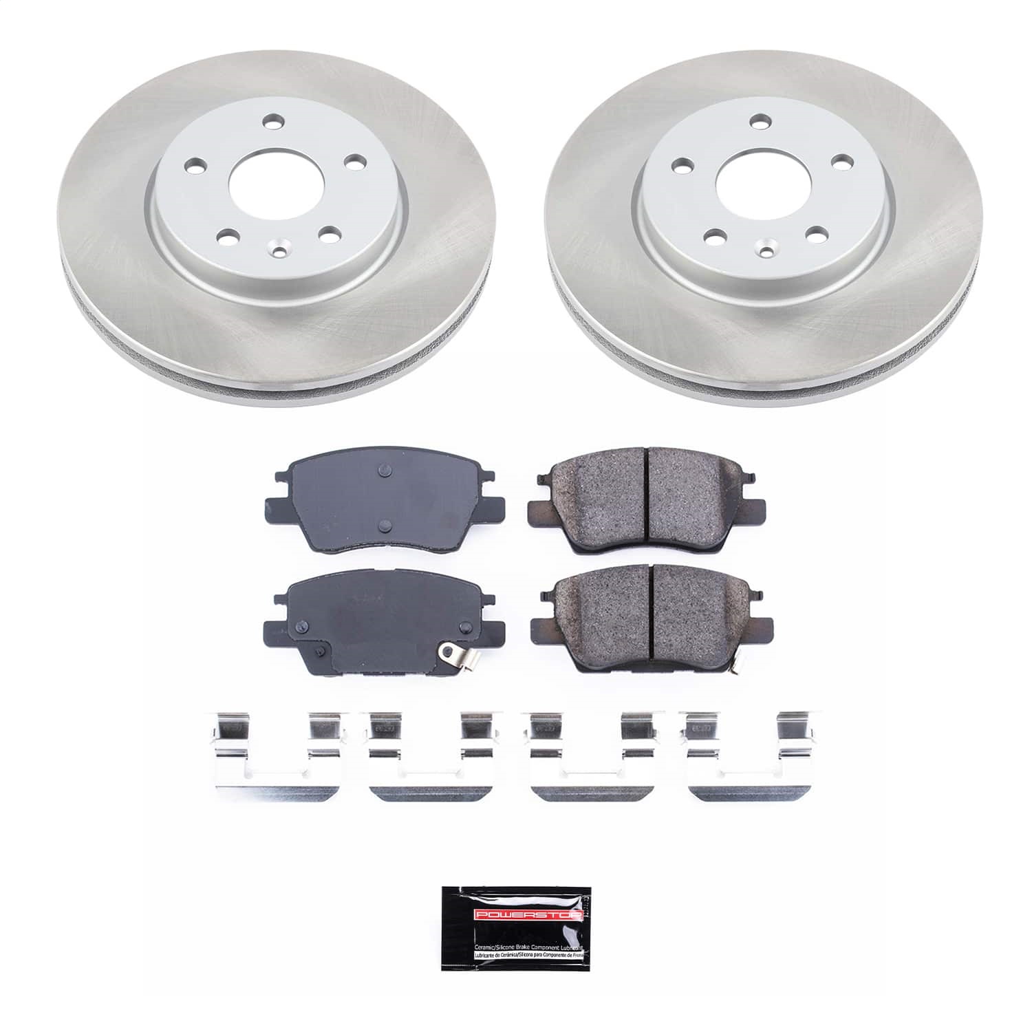 Power Stop - SC7399 - Front - Disc Brake Pad and Rotor Kit