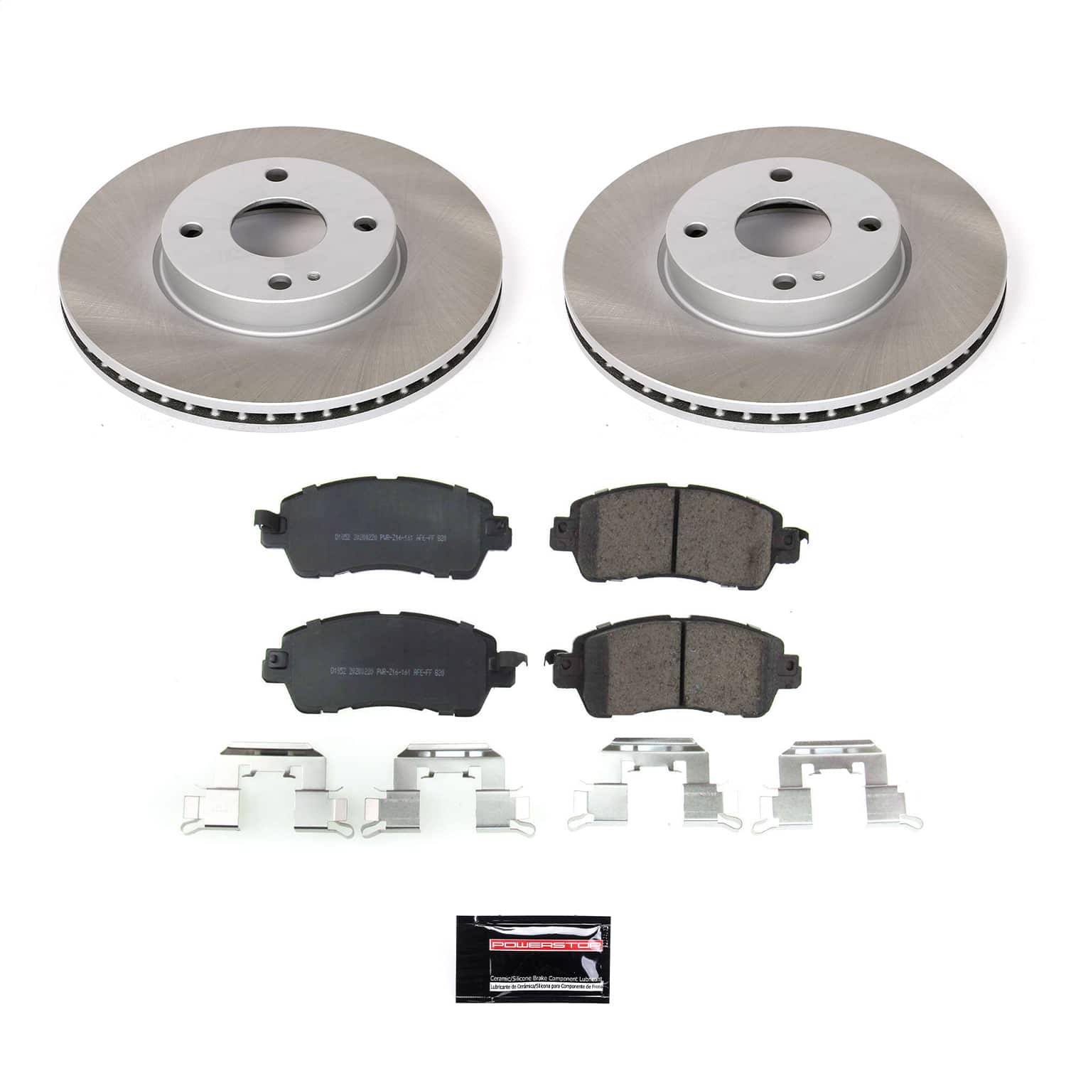Power Stop - SC7700 - Front - Disc Brake Pad and Rotor Kit