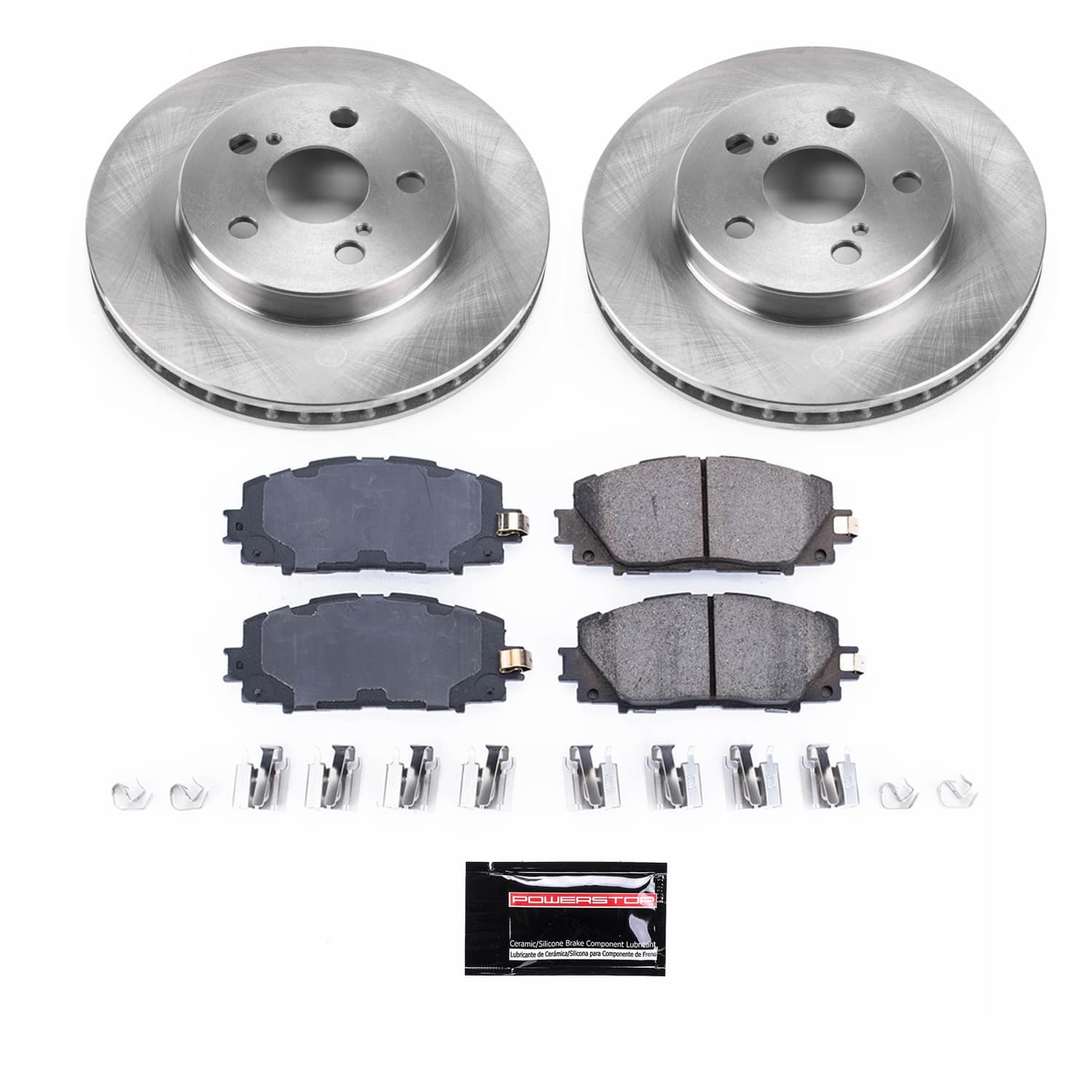 Power Stop - SC7701 - Front - Disc Brake Pad and Rotor Kit