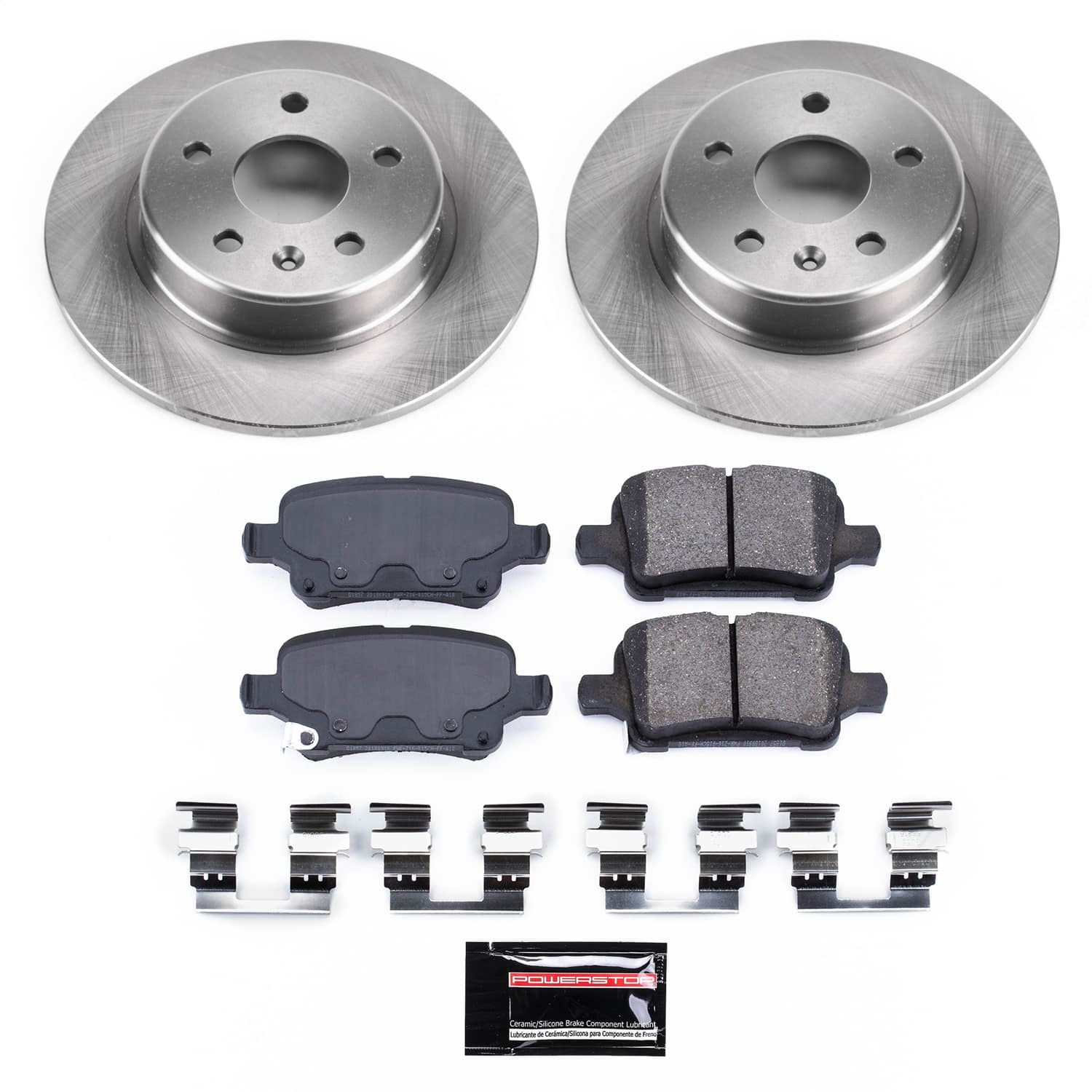 Power Stop - SC7720 - Rear - Disc Brake Pad and Rotor Kit