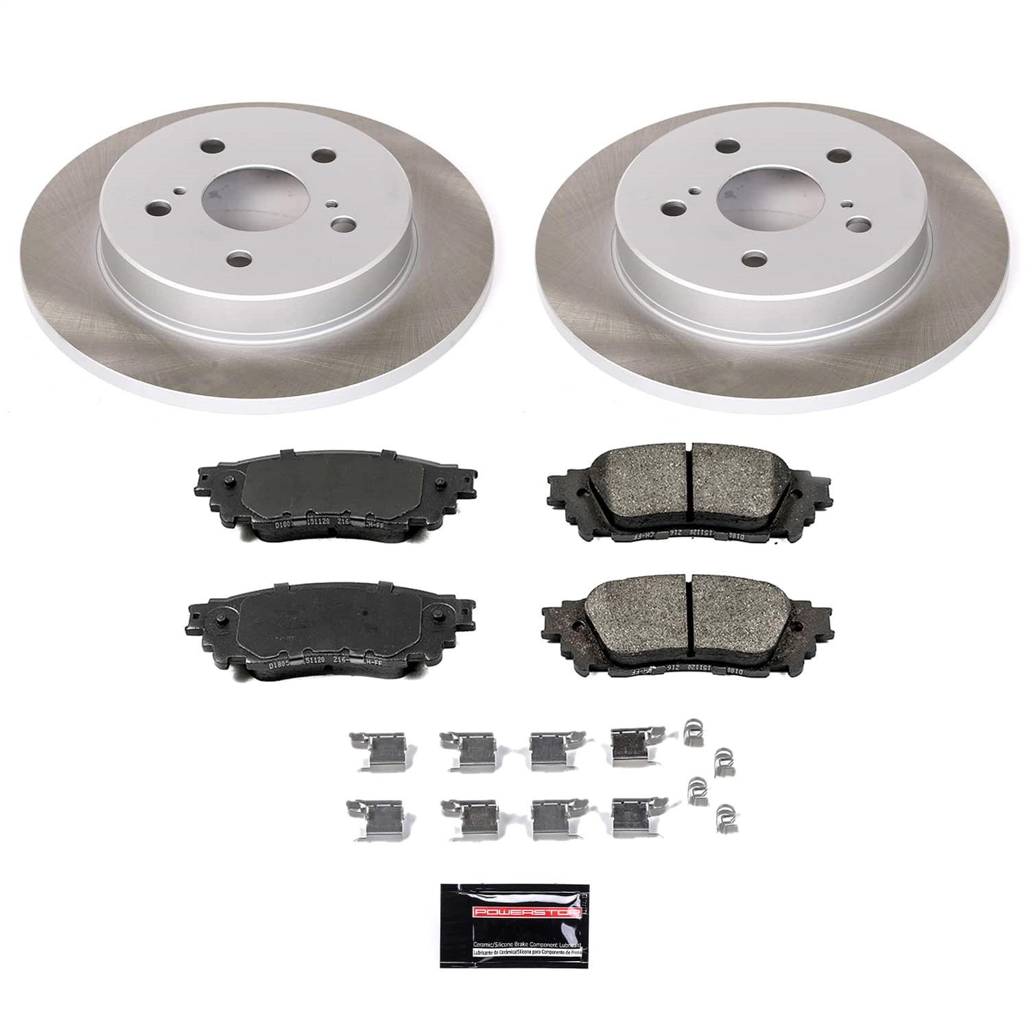 Power Stop - SC7739 - Rear - Disc Brake Pad and Rotor Kit