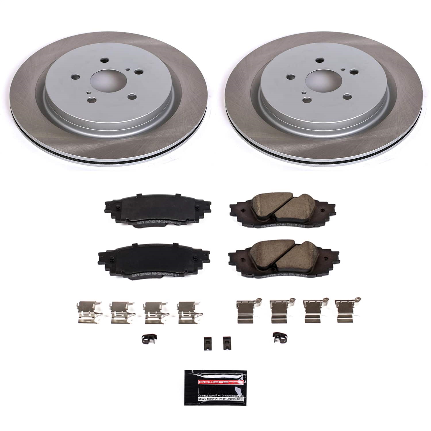 Power Stop - SC7740 - Rear - Disc Brake Pad and Rotor Kit