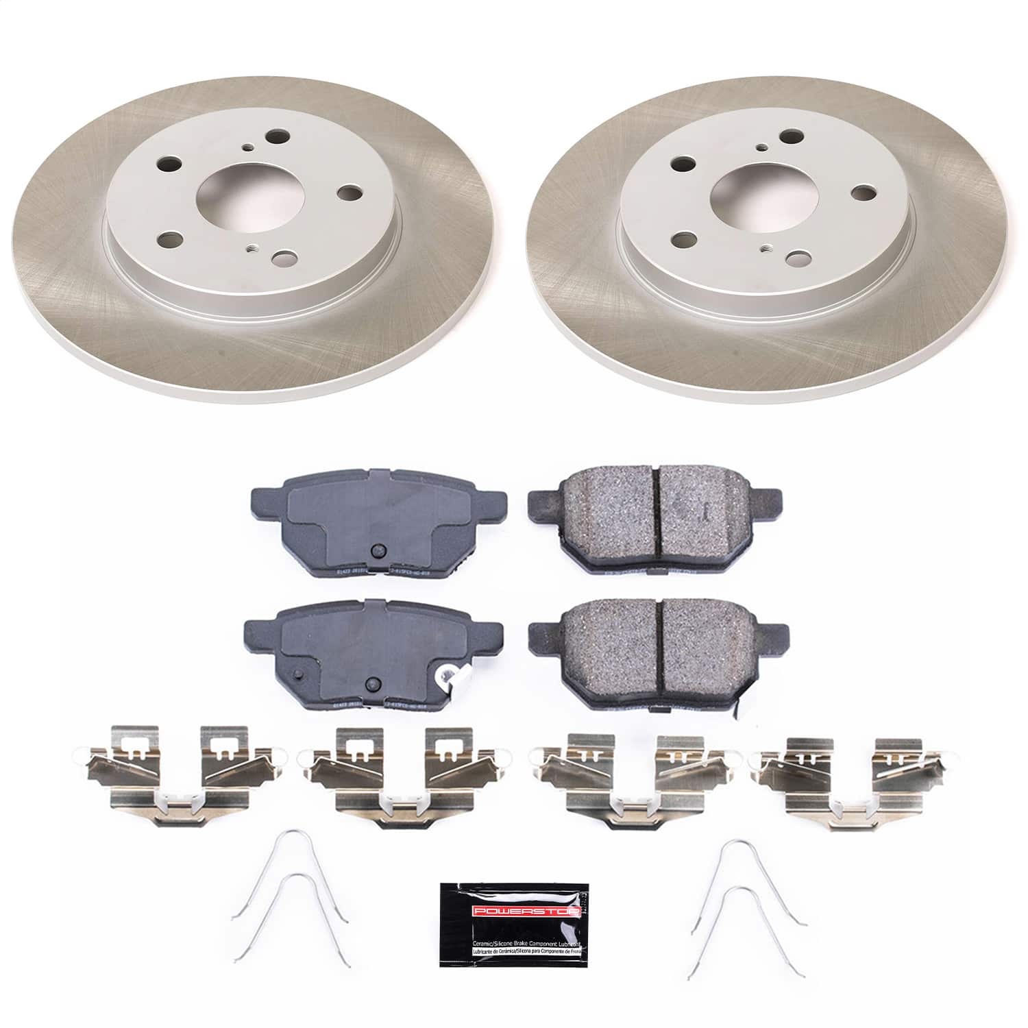 Power Stop - SC7753 - Rear - Disc Brake Pad and Rotor Kit
