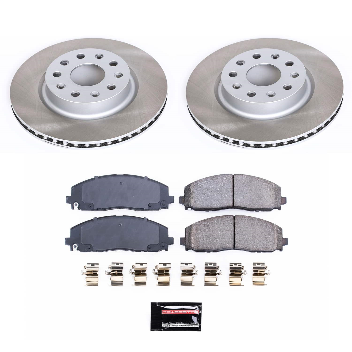 Power Stop - SC7941 - Front - Disc Brake Pad and Rotor Kit