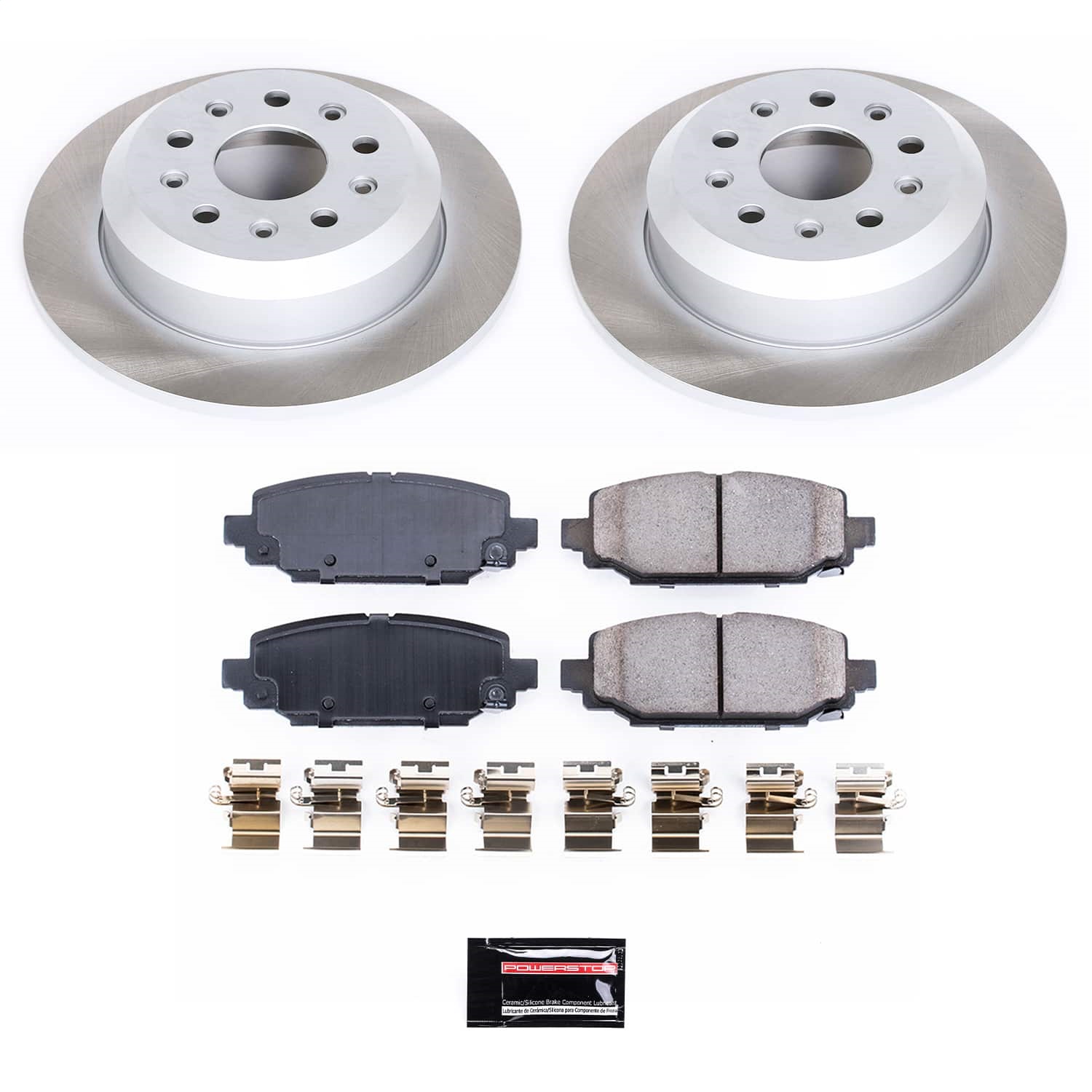 Power Stop - SC7943 - Rear - Disc Brake Pad and Rotor Kit