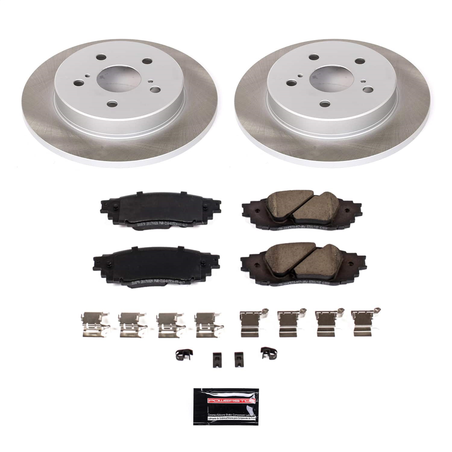 Power Stop - SC8333 - Rear - Disc Brake Pad and Rotor Kit