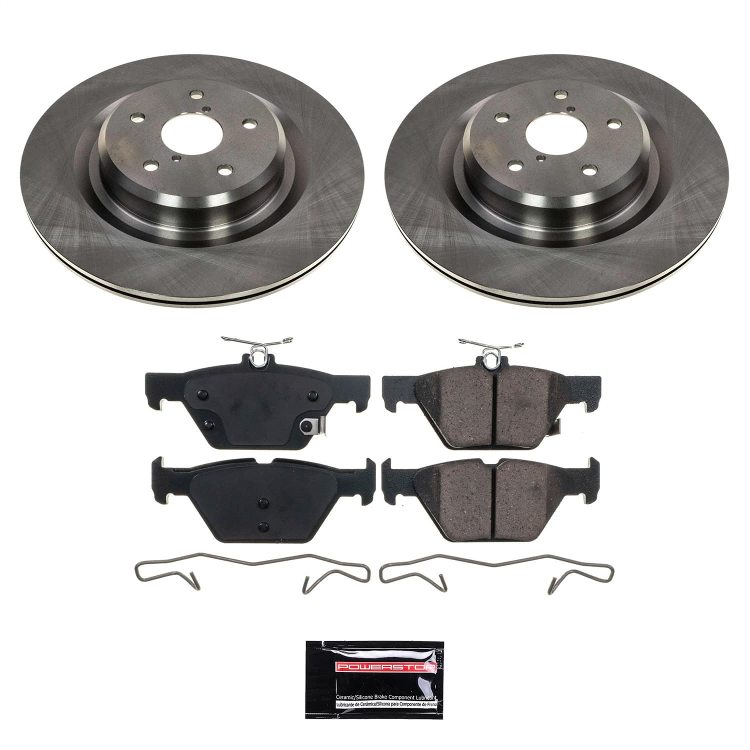 Power Stop - SC8493 - Rear - Disc Brake Pad and Rotor Kit