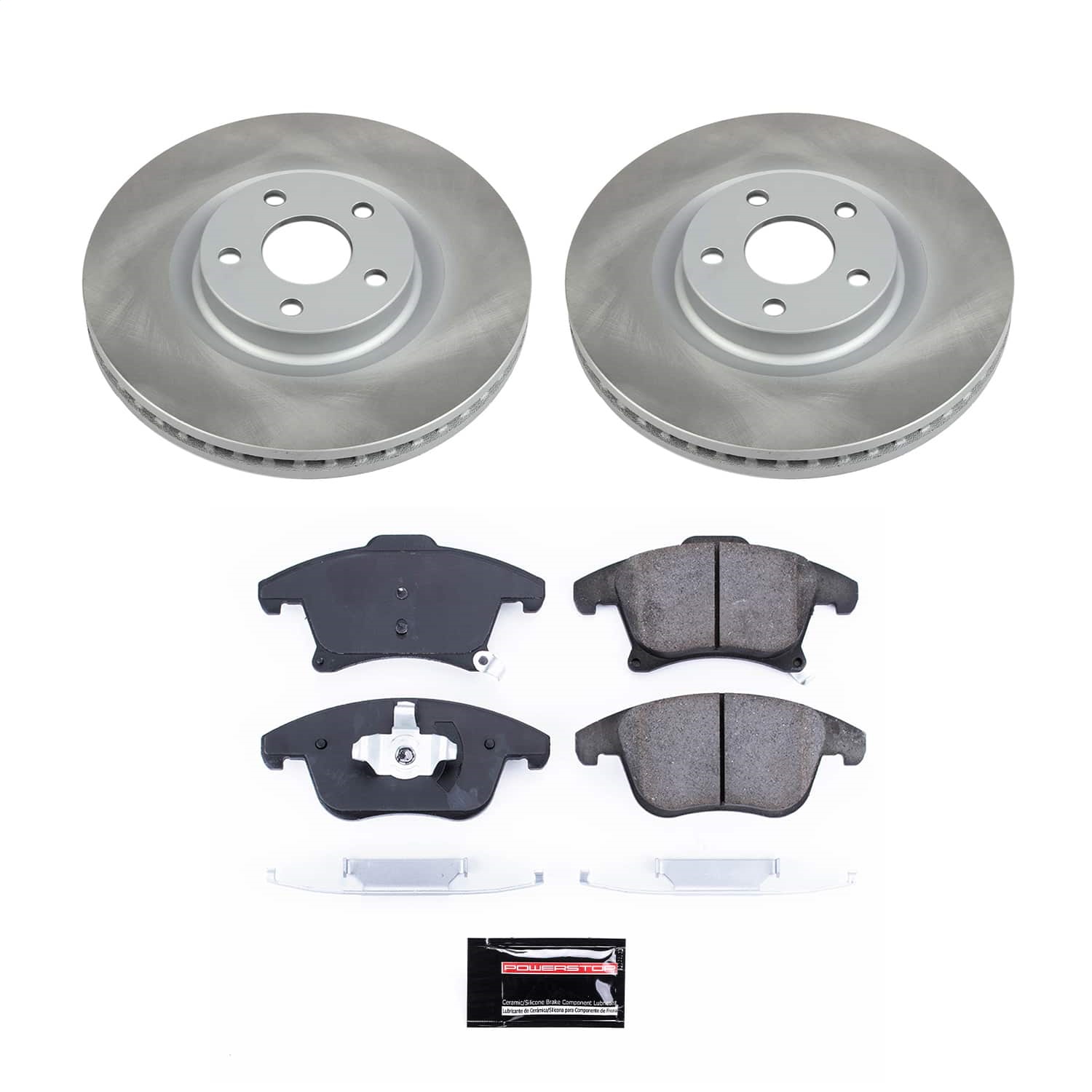Power Stop - SC8540 - Front - Disc Brake Pad and Rotor Kit