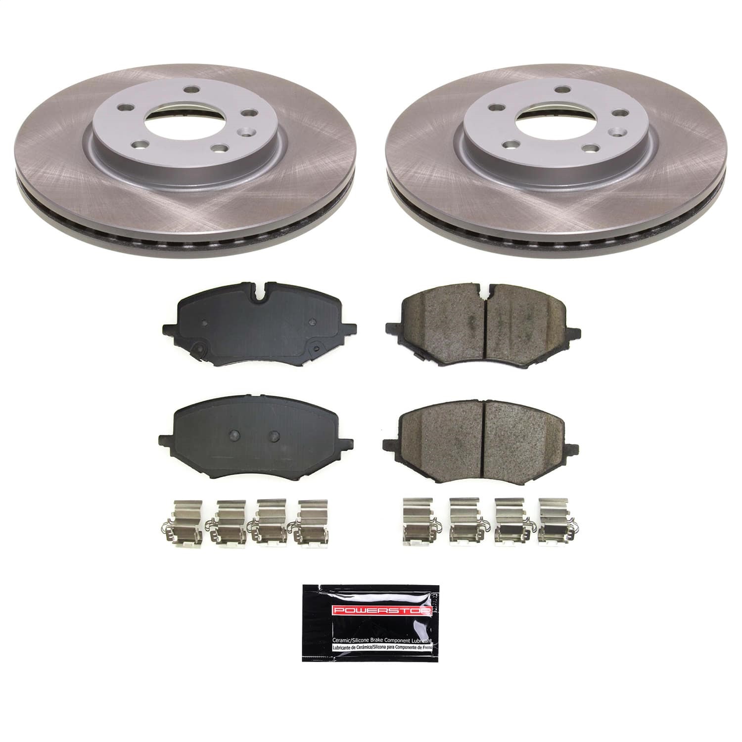 Power Stop - SC8671 - Front - Disc Brake Pad and Rotor Kit