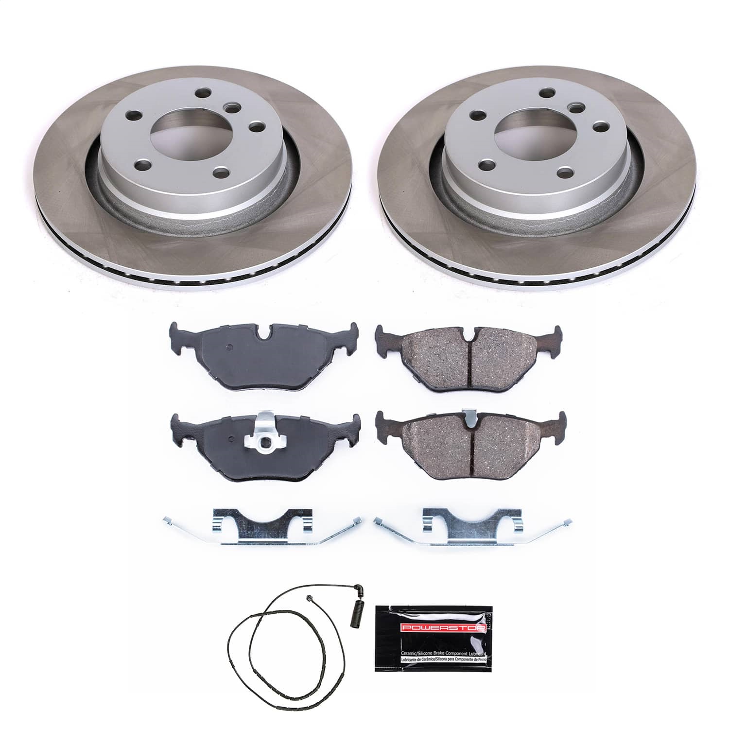 Power Stop - SC877 - Rear - Disc Brake Pad and Rotor Kit