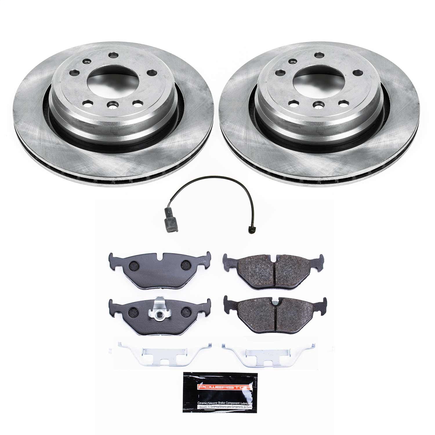Power Stop - TDBK557 - Rear - Disc Brake Pad and Rotor Kit