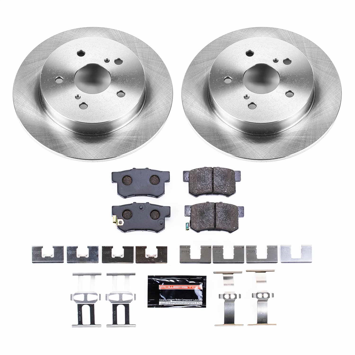 Power Stop - TDBK5889 - Rear - Disc Brake Pad and Rotor Kit