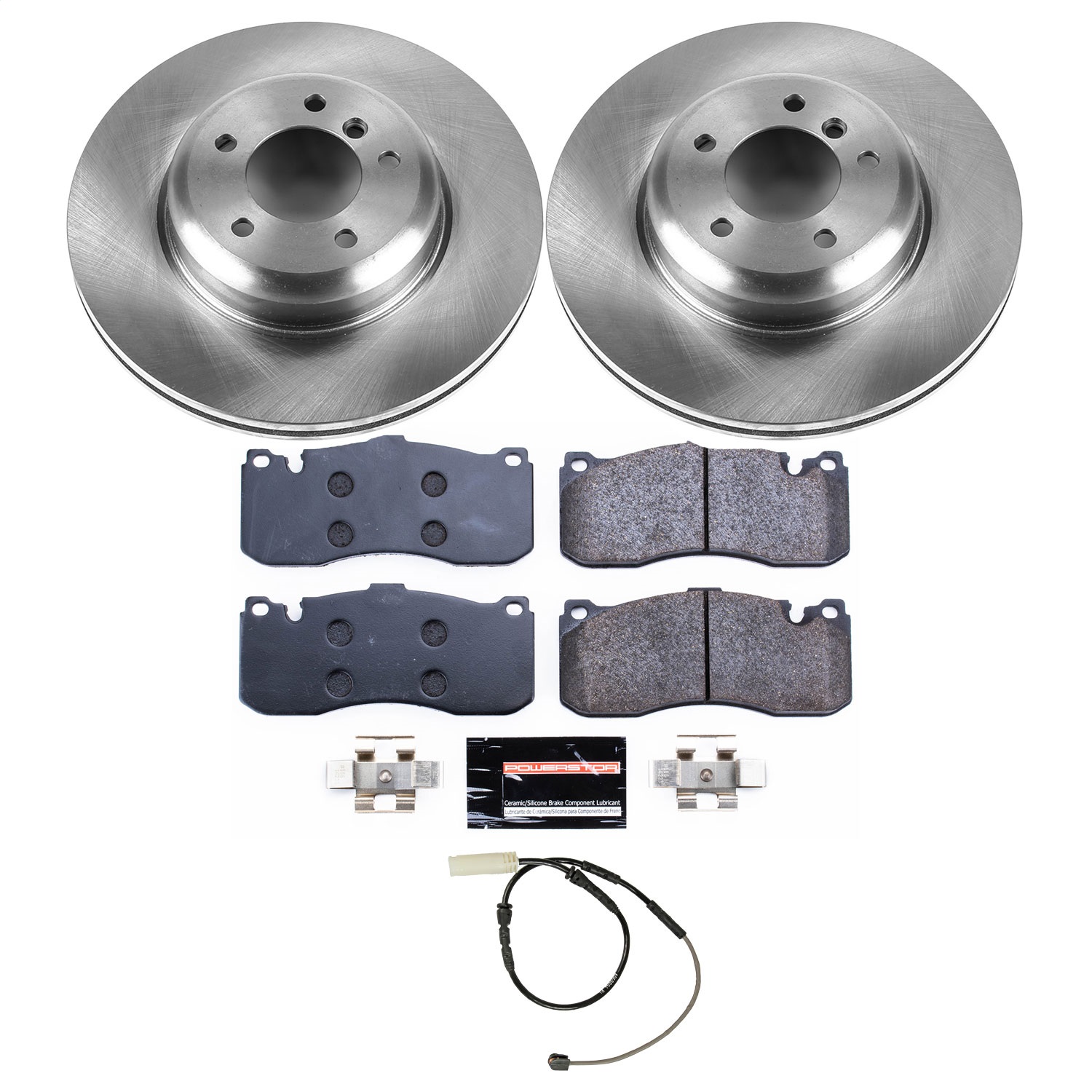 Power Stop - TDSK6004 - Front - Disc Brake Pad and Rotor Kit