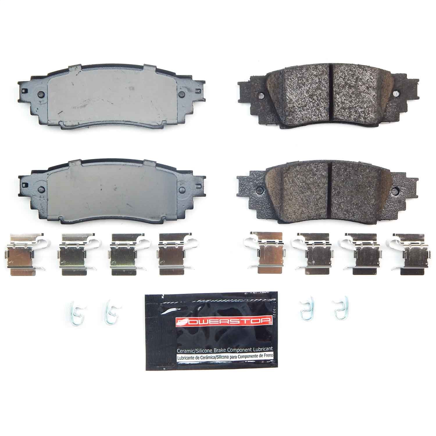Power Stop - Z23-1879B - Rear - Disc Brake Pad and Rotor Kit