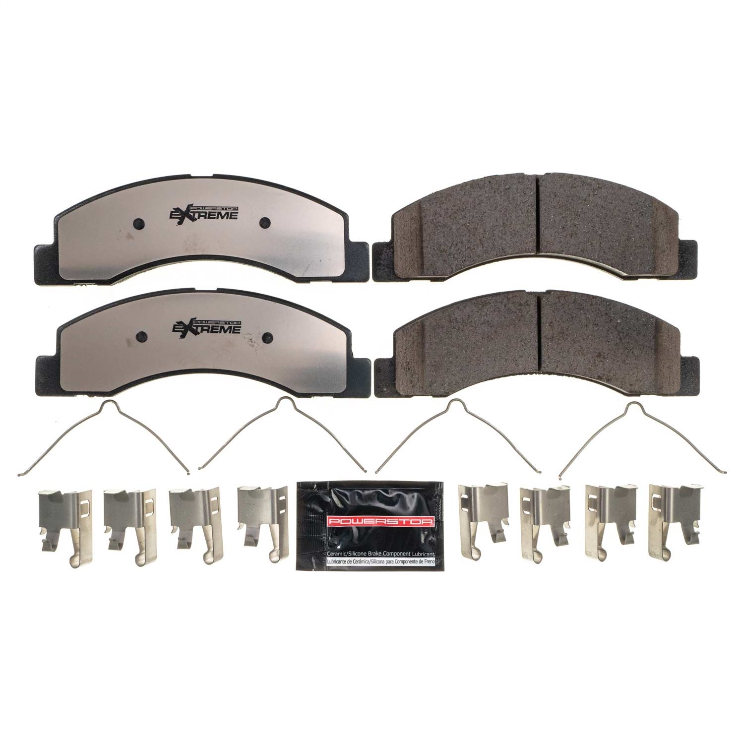 Power Stop 17-757 Z17 Rear Ceramic Brake Pads with Hardware Power Stop 17-757 Z17 Rear Ceramic Brake Pads with Hardware