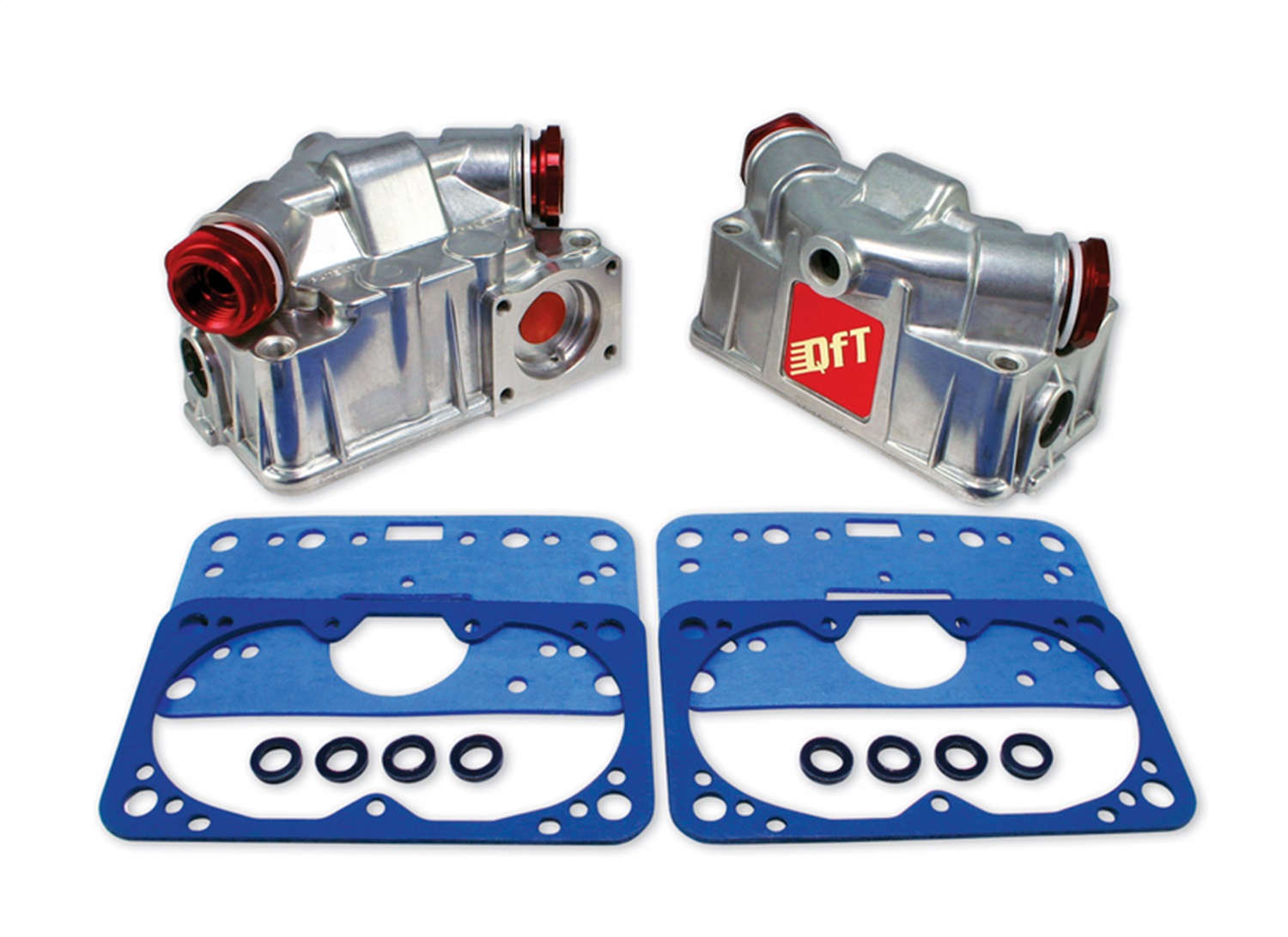Quick Fuel Technology Carburetor Fuel Bowl Conversion Kit - Aluminum 34-100QFT Quick Fuel Technology Carburetor Fuel Bowl Conversion Kit - Aluminum 34-100QFT