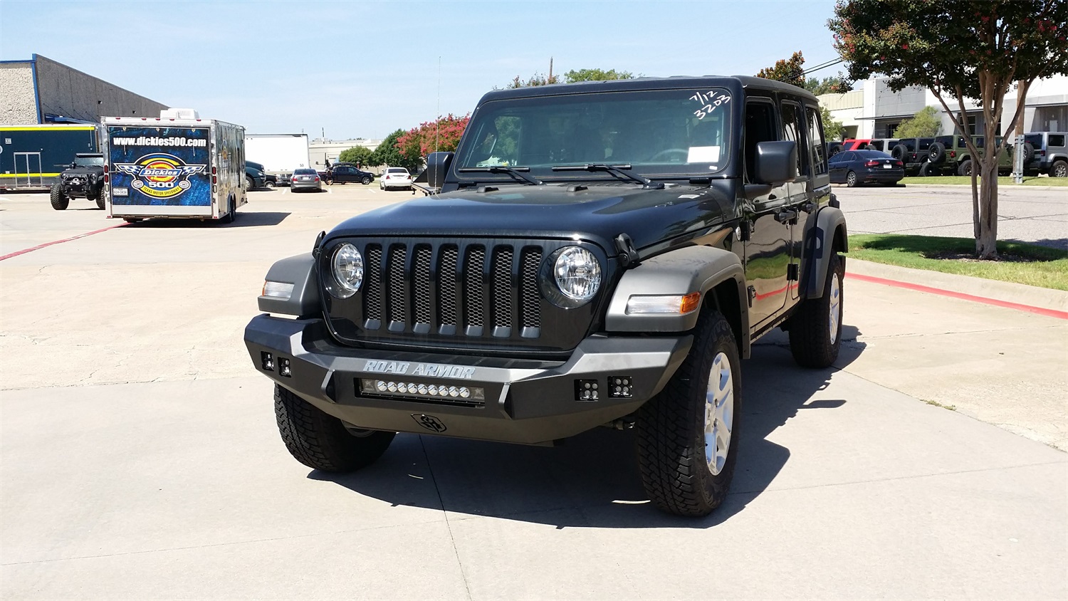 Road Armor 5184F3B Stealth Winch Front Bumper Sport/Sahara