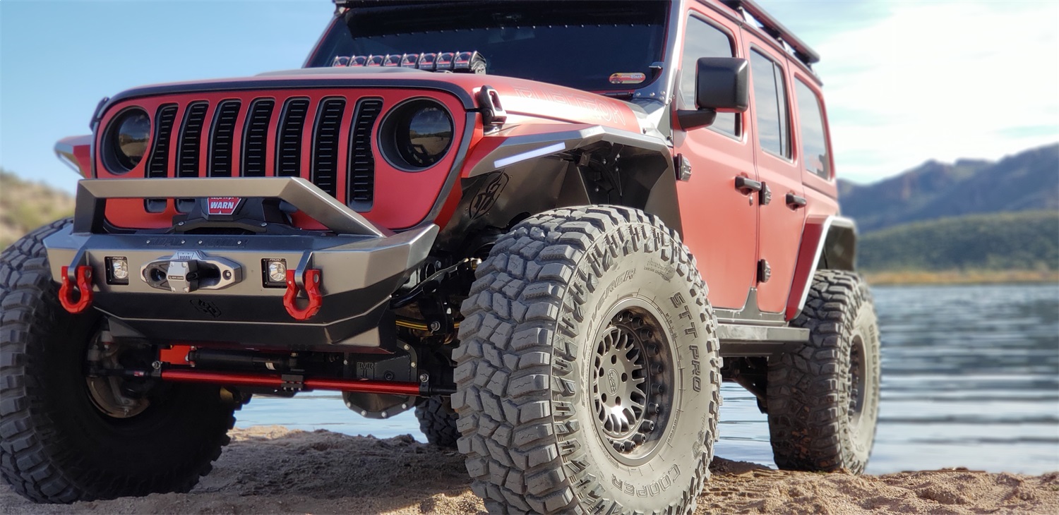 Road Armor Fit 18-20 Jeep Wrangler JL Stealth Front Fender Liner JL Body Armor