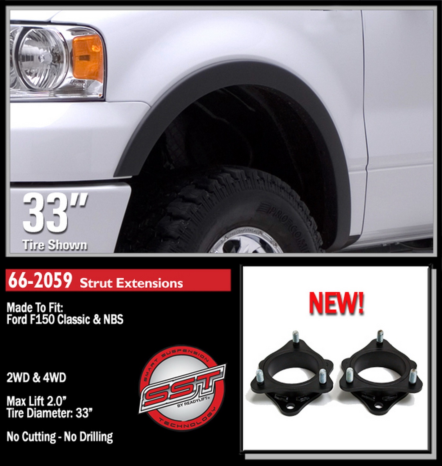 2'leveling KT F150 4wd 09 2