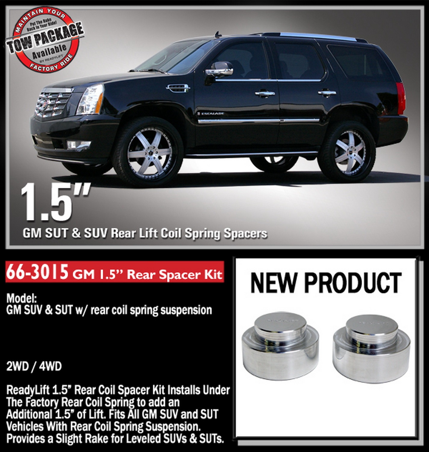 1.5' R Coil Spacer GM Suv 2