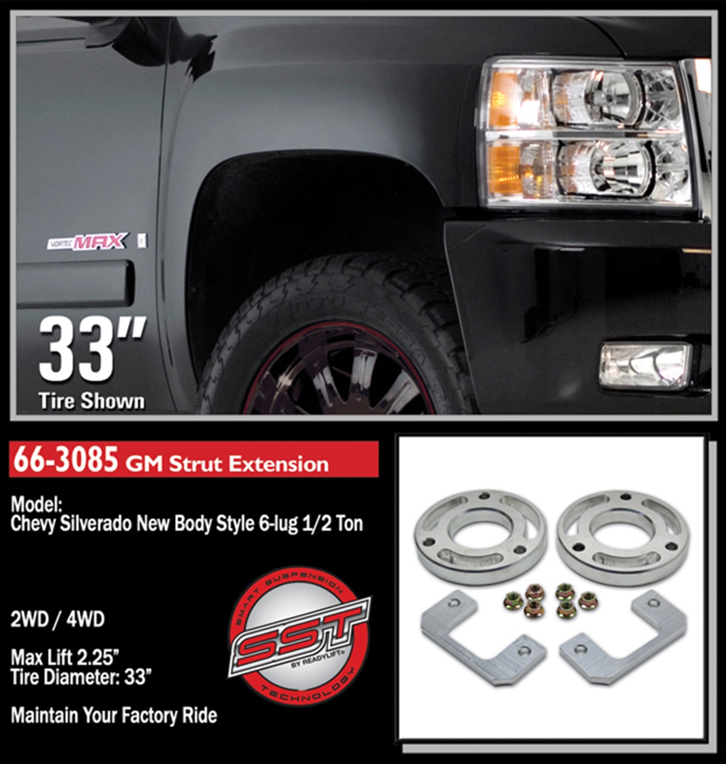 07-14 GM 1/2t 2.25' Lift 2