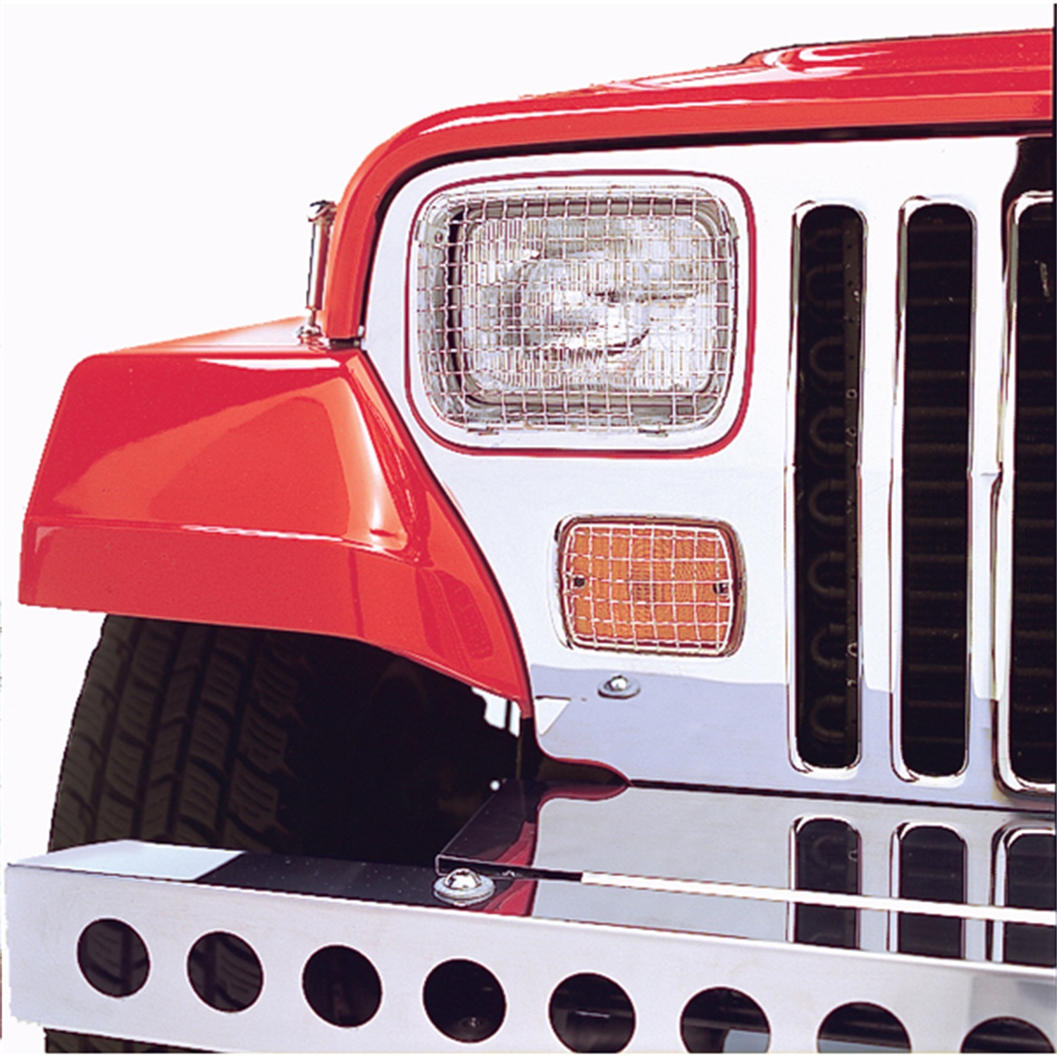 Rugged Ridge 11236.01 Black Stone Guard Kit 6 Piece