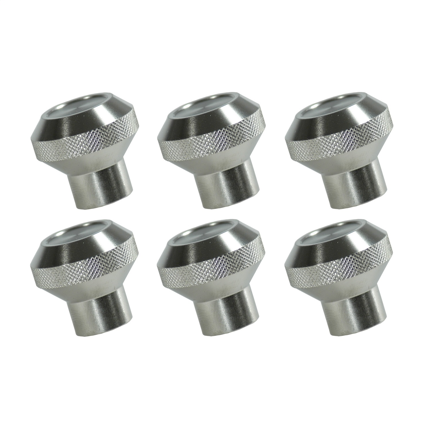 Rugged Ridge Billet Aluminum Dash Knob Set, Aluminum Fit 76-86 Fit CJ Models