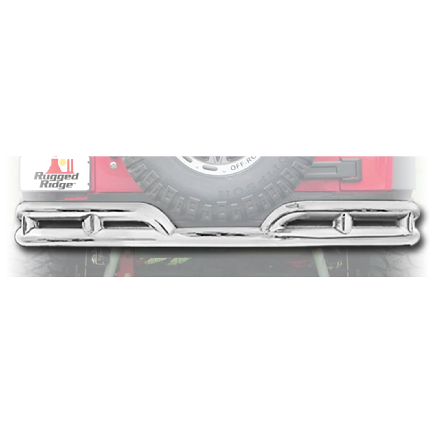 Rugged Ridge 11573.10 Rear Tube Bumper Fits 07-18 Wrangler (JK)