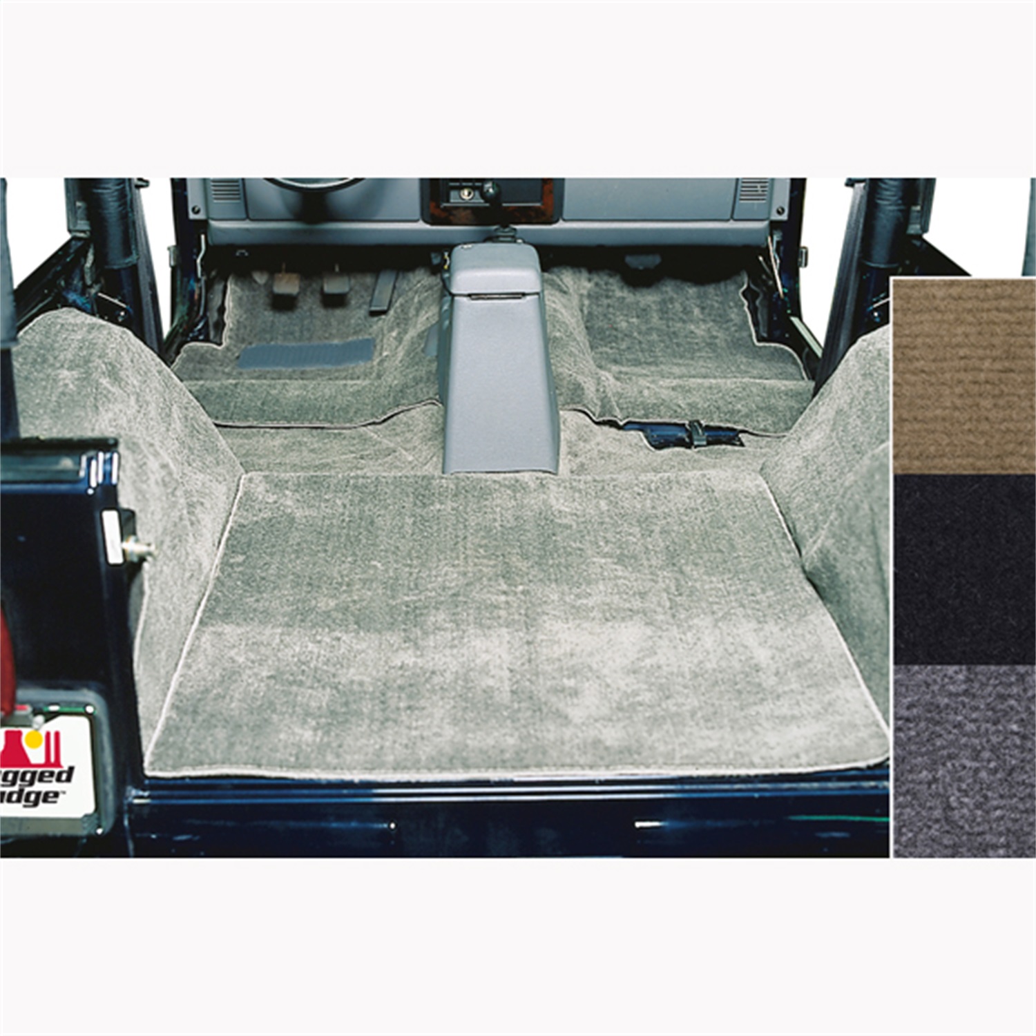 Rugged Ridge 13690.10 Deluxe Carpet Kit Fits 76-95 CJ7 Wrangler (YJ)