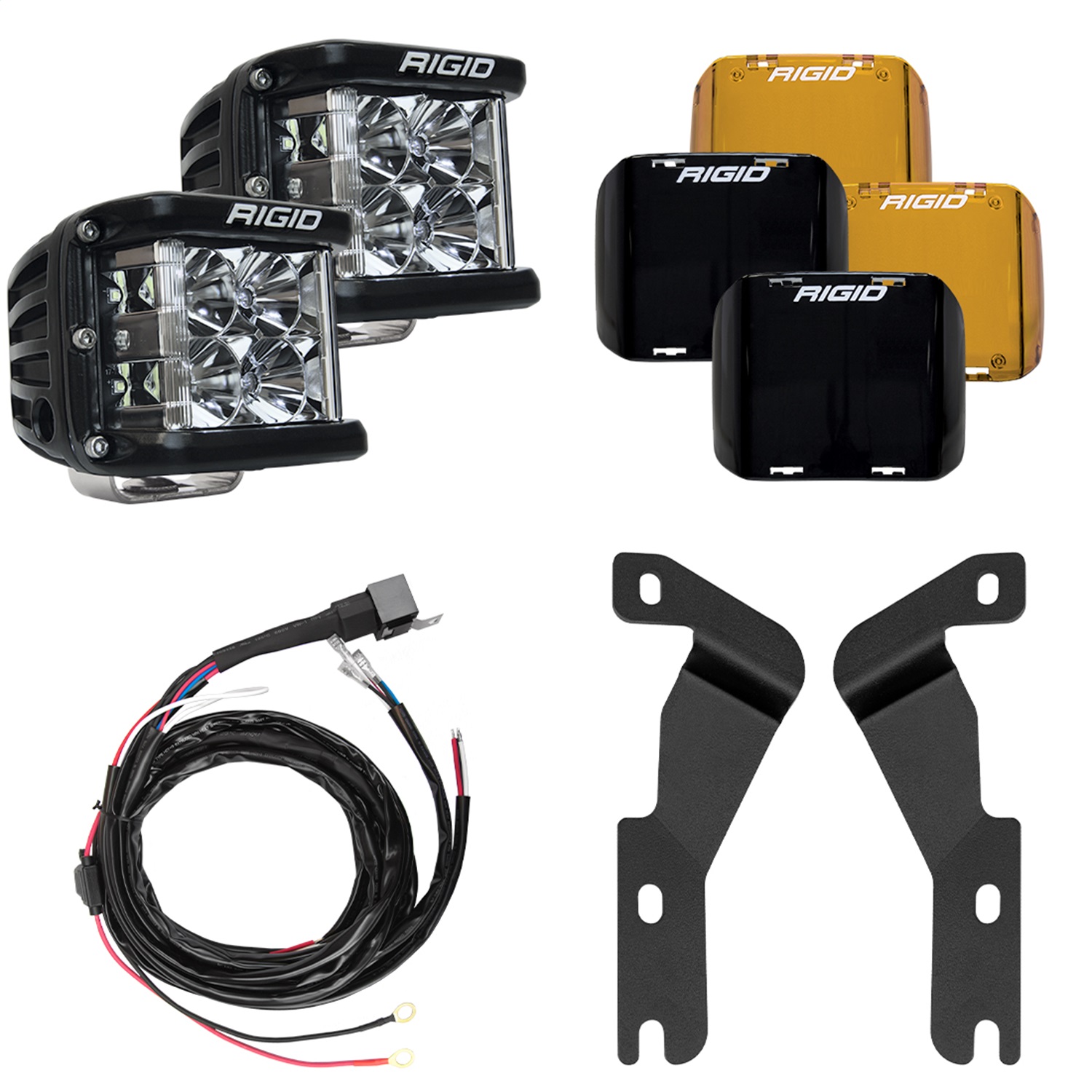 Rigid Industries 46707 A-Pillar D-SS Series Light Mount Kit Fits 16-20 Tacoma