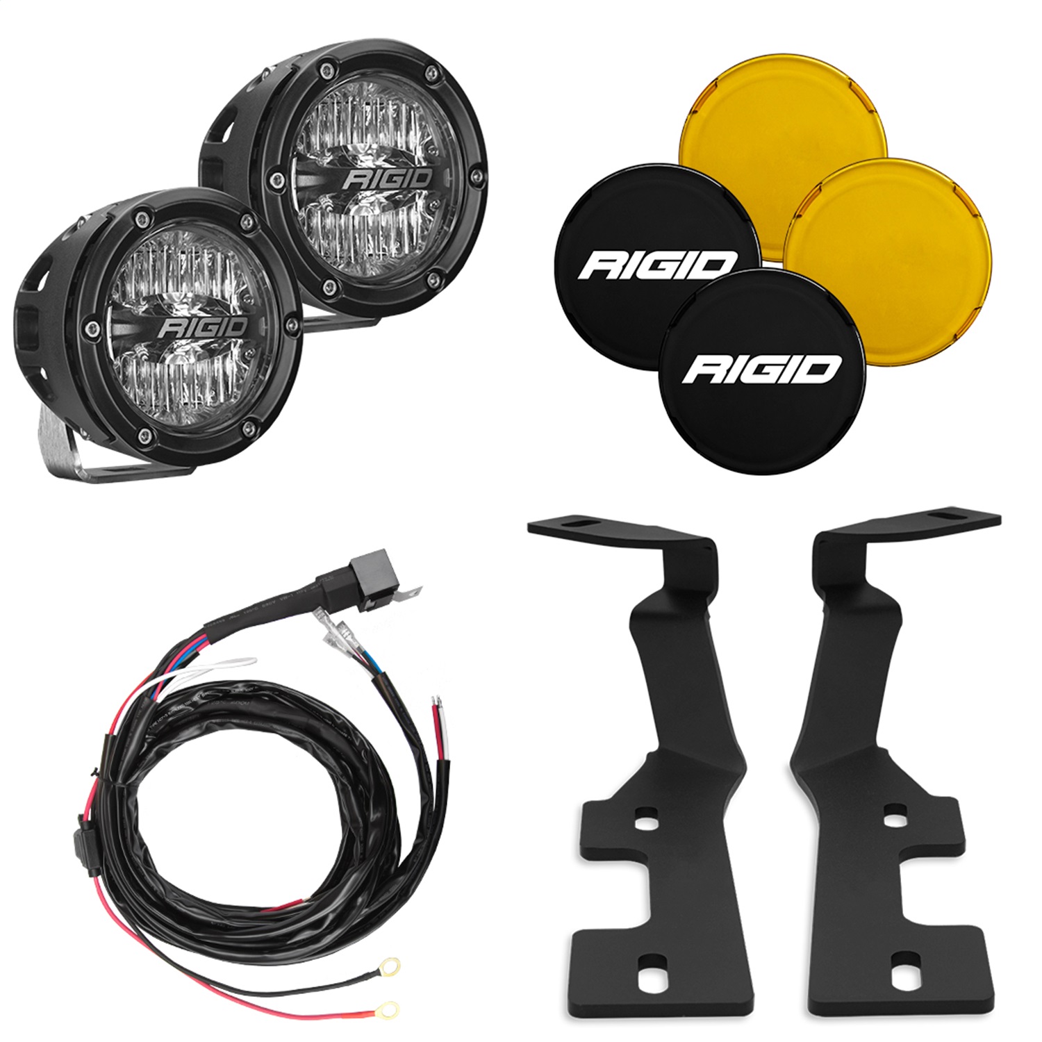 Rigid Industries 46718 A-Pillar 360-Series Light Mount Kit Fits 21-23 1500