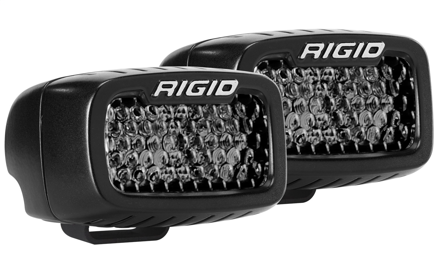 RIGID INDUSTRIES SR-M SERIES PRO SPOT DIFFUSED MIDNIGHT SURFACE MOUNT  PAIR