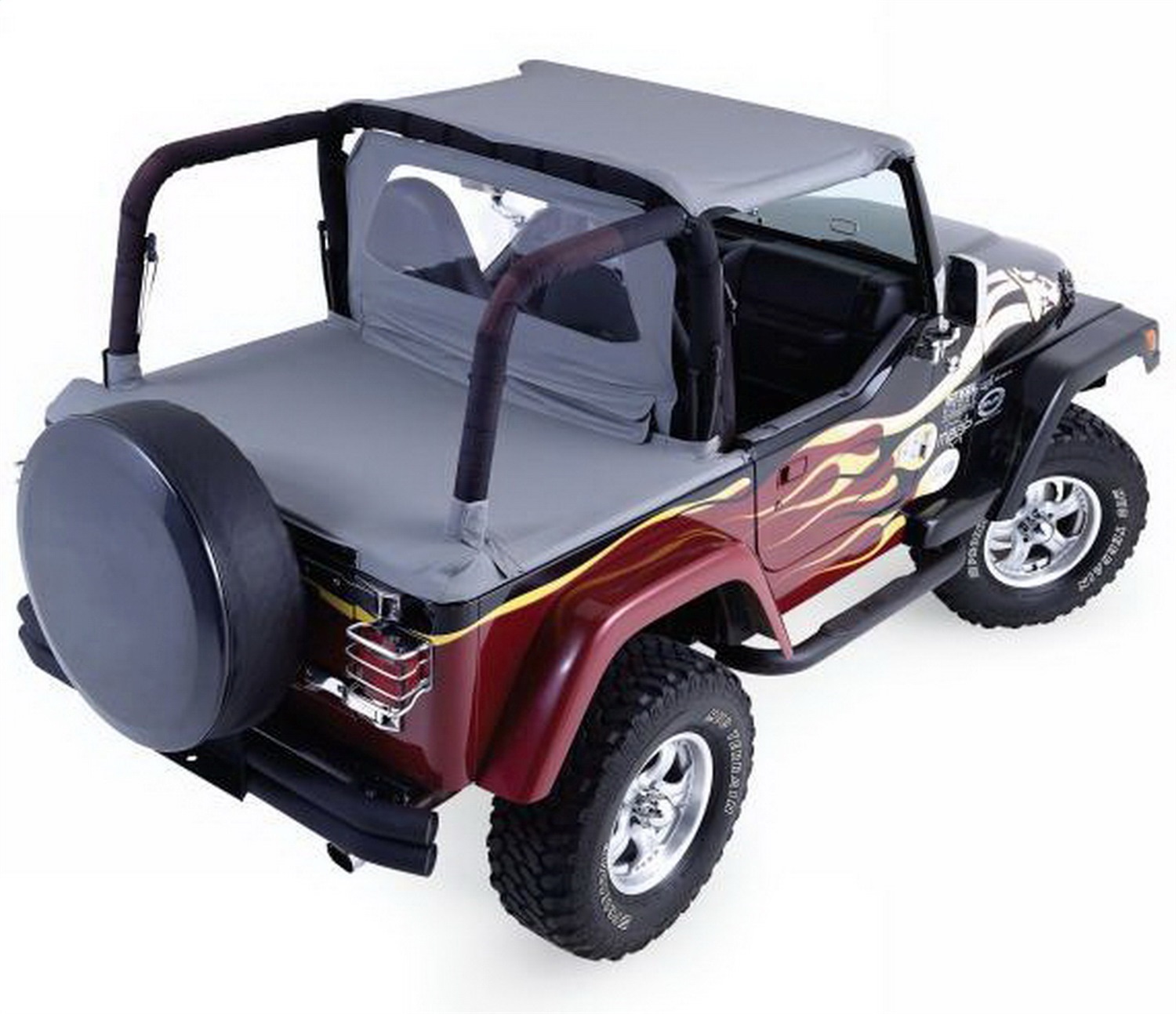 Rampage 992015 Soft Cab Top Fits 87-91 Wrangler (YJ)